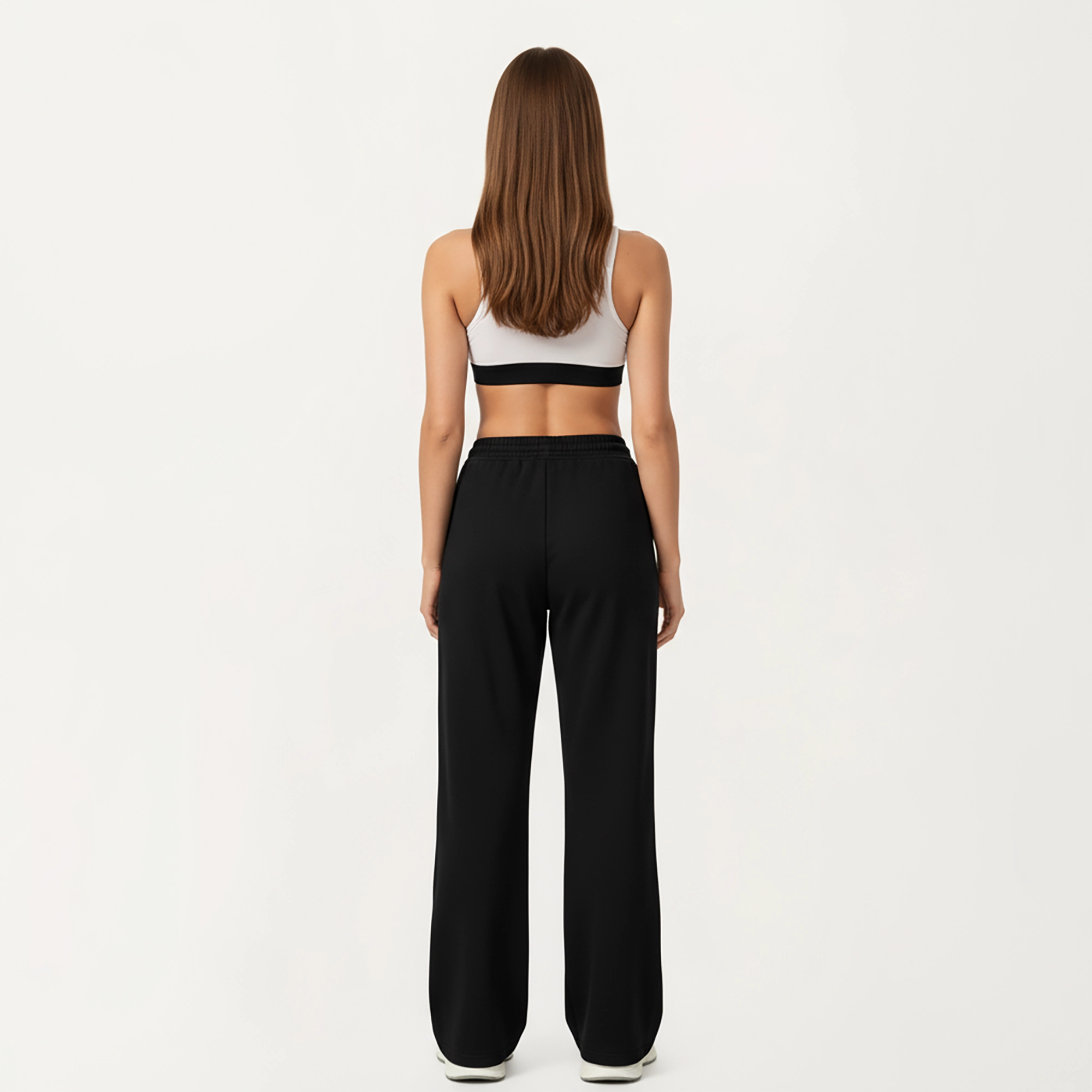 Anna-Kaci Women's Wide-Leg High-Waist Drawstring Pants with Relaxed Fit and Soft Stretch Fabric
