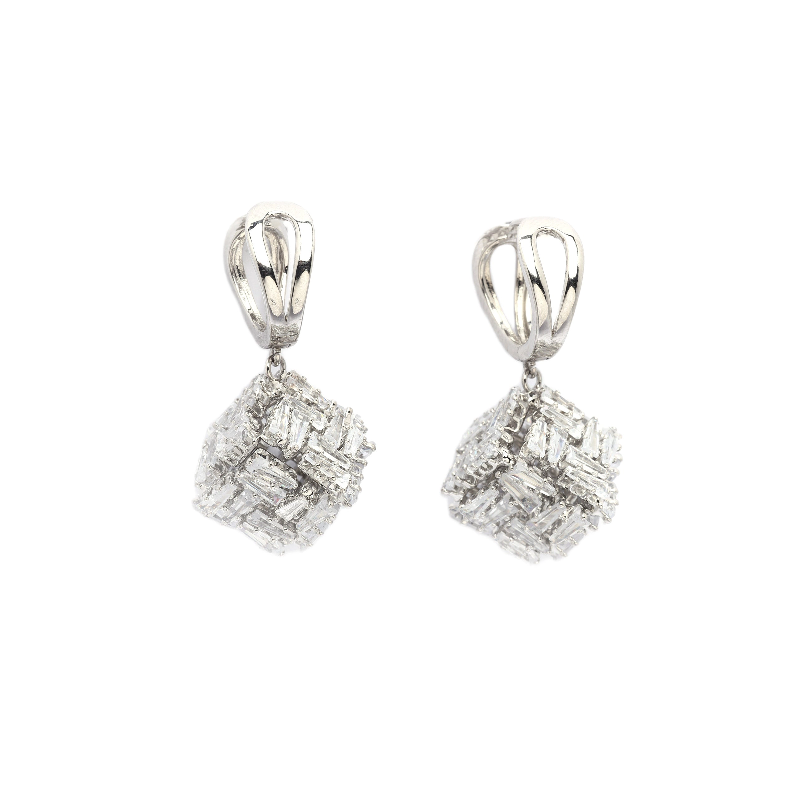 AGP PARIS Glittering Symphony Womens Necklace and Earrings Set