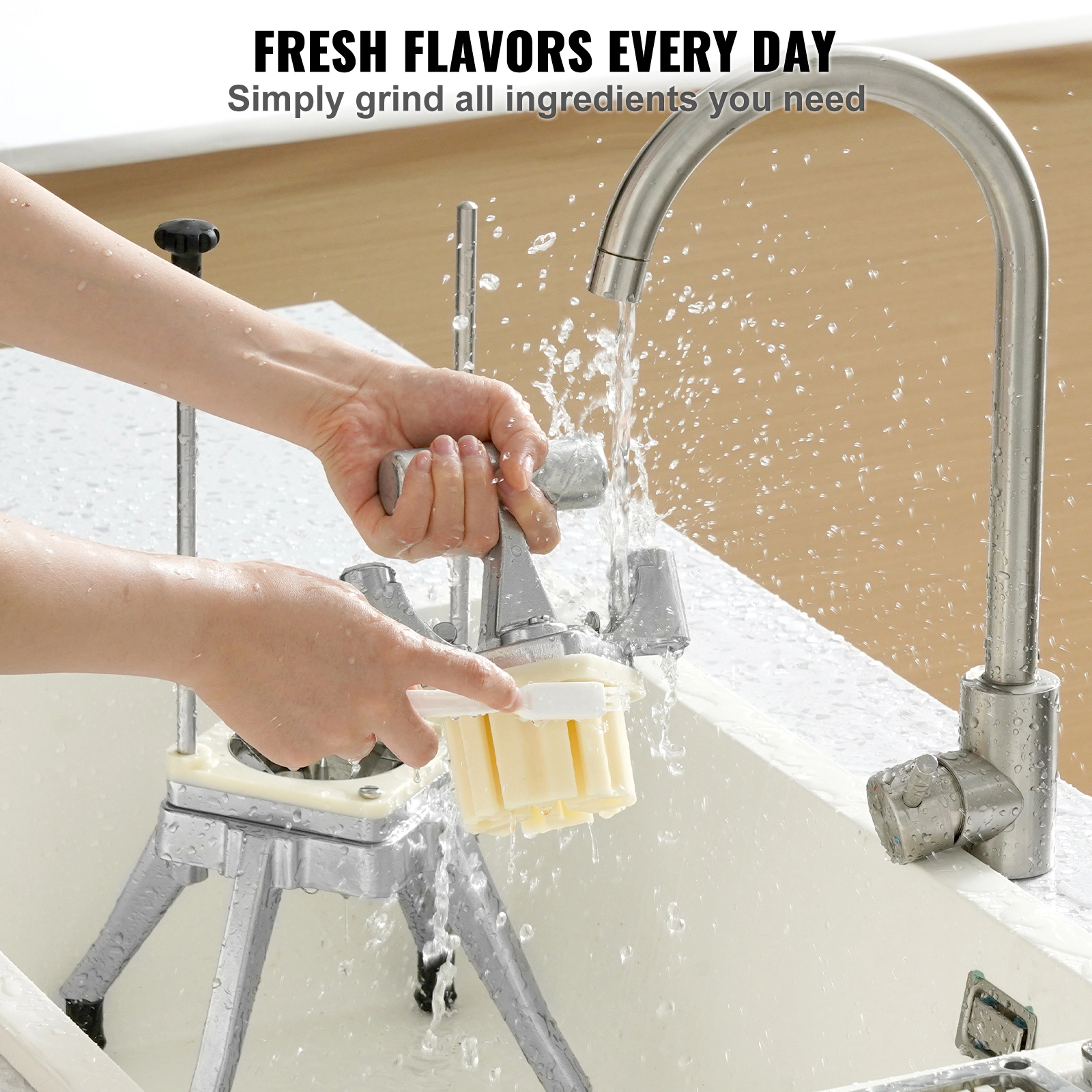 HONGGE Commercial Vegetable Fruit Chopper Blade Heavy Duty Professional Food Dicer French Fry Cutter Onion Slicer
