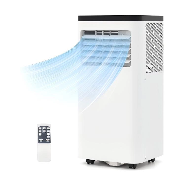 SUGIFT White 10000-BTU 3-in-1 Portable Air Conditioner with Dehumidifier and Fan 13.5-in W 12-in D 27.5-in H