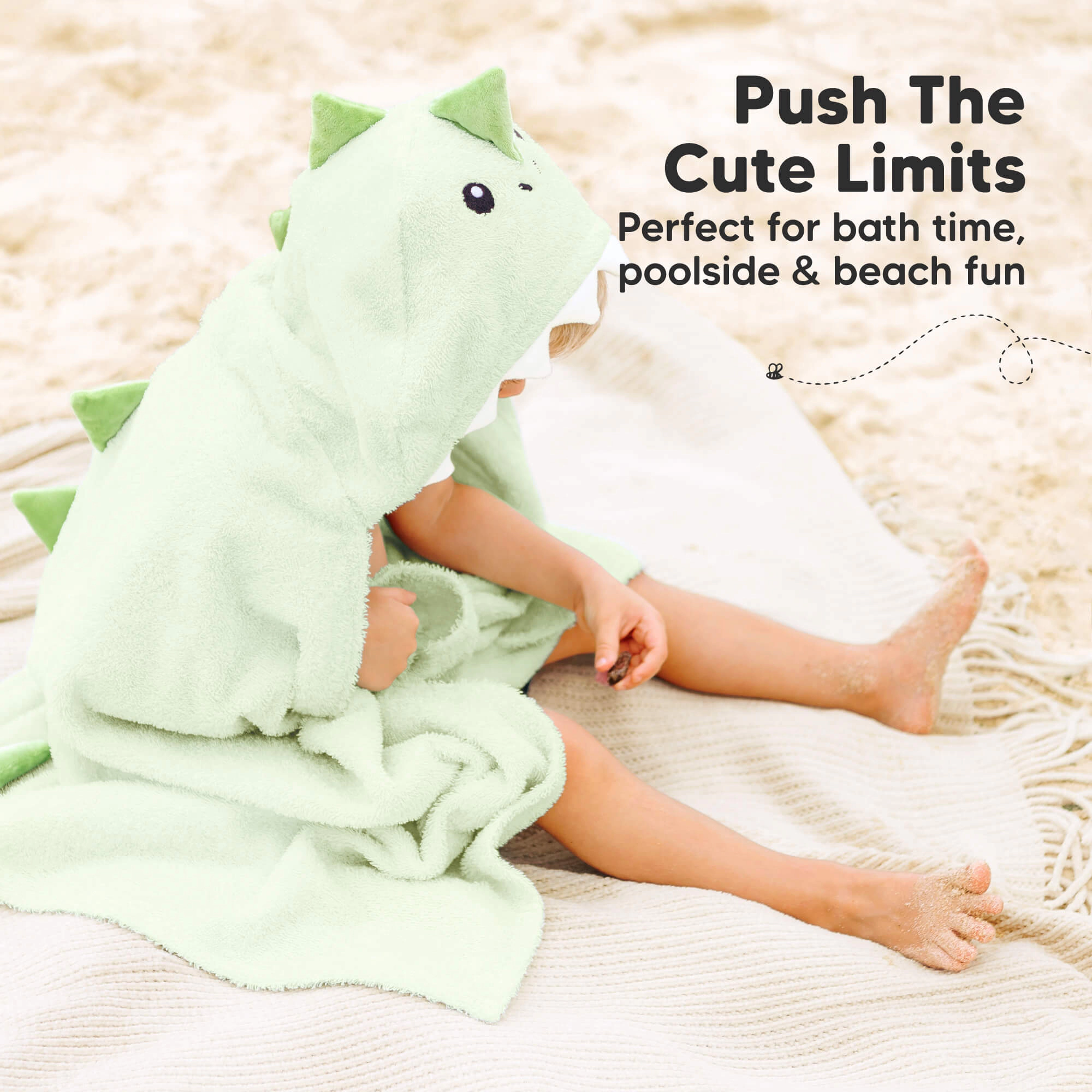 KeaBabies PlayPals Hooded Towel