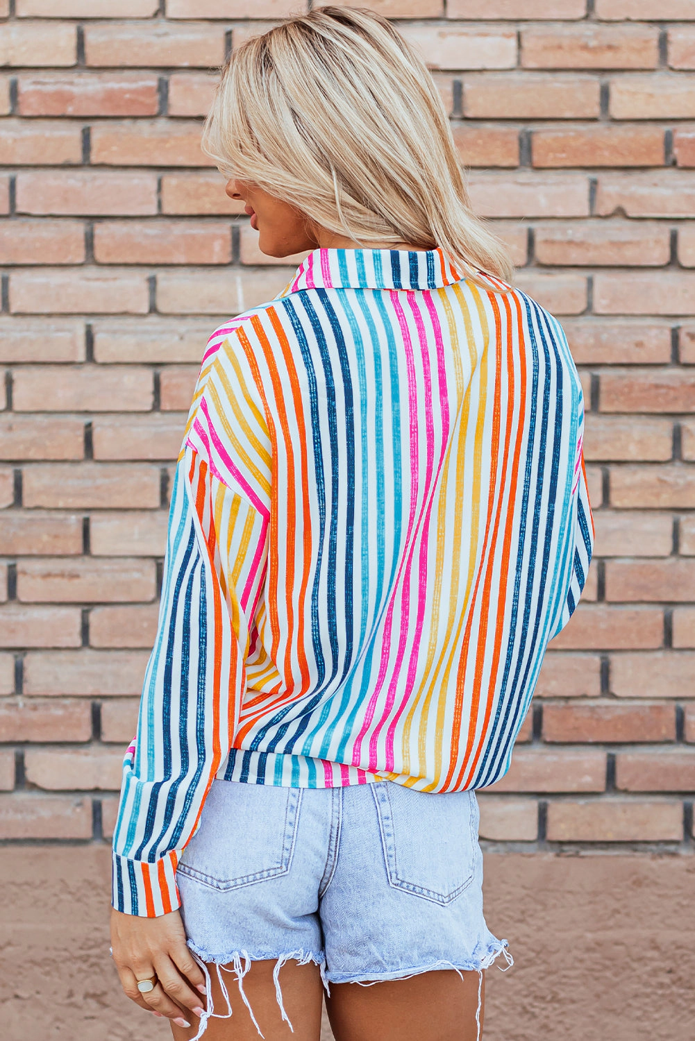 Threaded Pear Women's Winter Drop Shoulder Loose Shirt