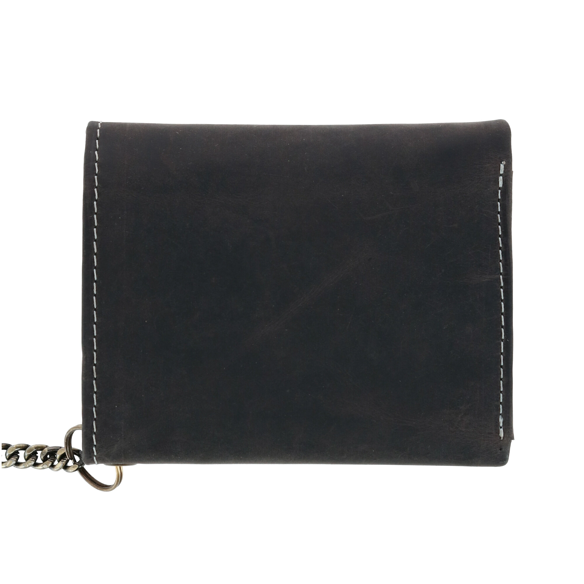 CTM Men's RFID Hunter Leather Chain Wallet