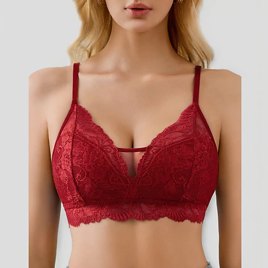 Avidlove Women's Lace Wireless Full Coverage Bralette