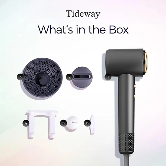 Tideway H11 AURA High-Speed Plasma Hair Dryer with Diffuser