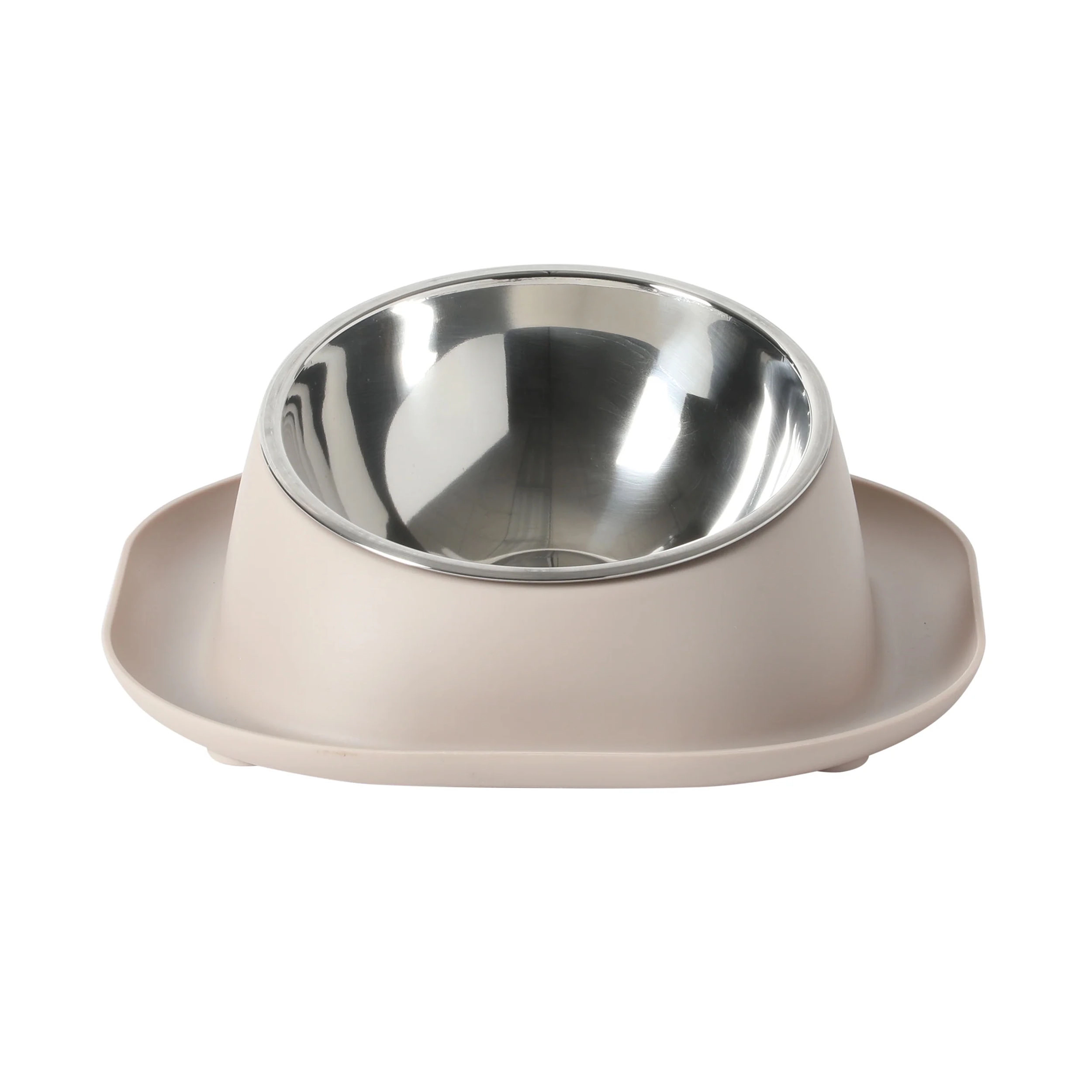 Gibson Home Tummy Tales 8.5" Stainless Steel Pet Bowl