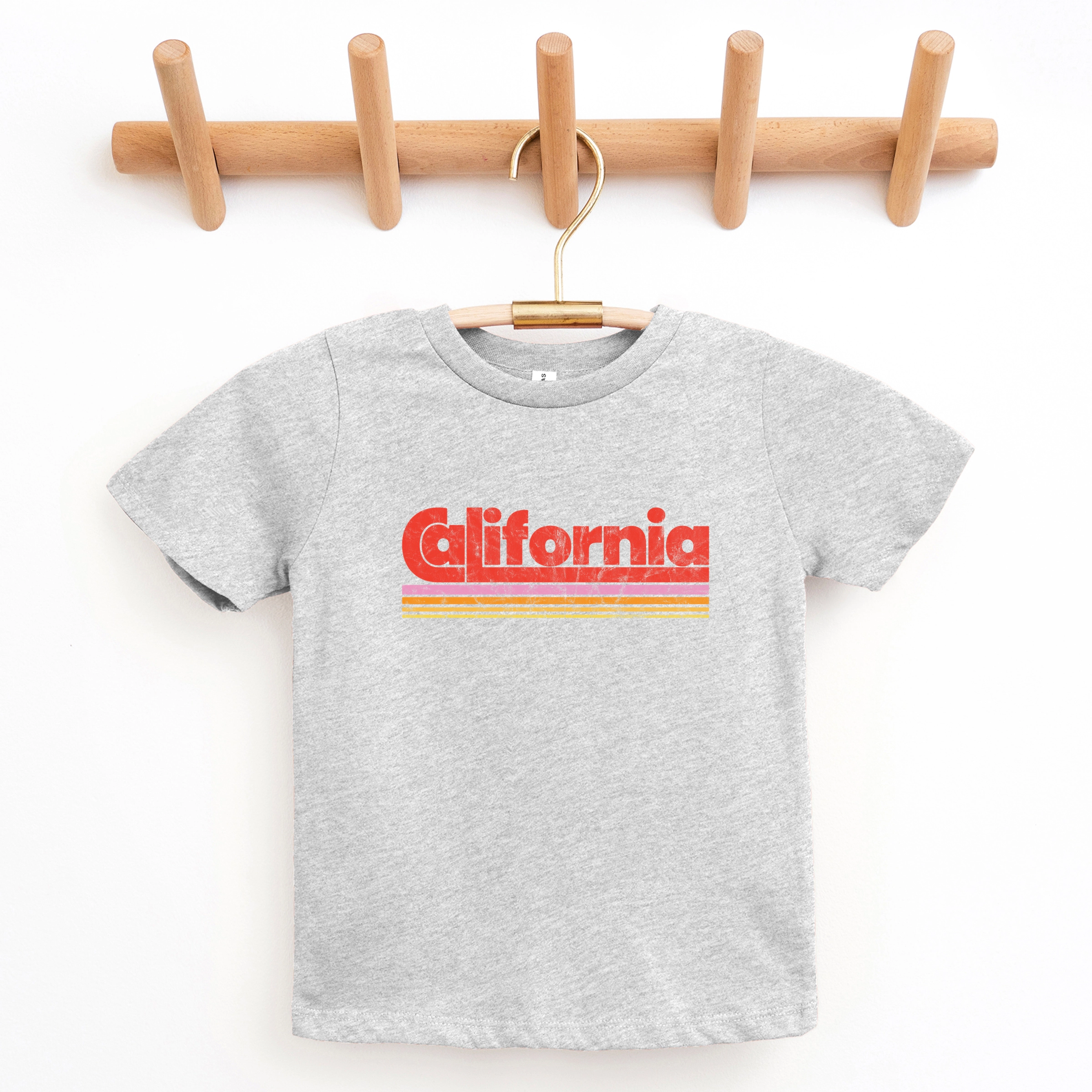 The Juniper Shop - Youth Short Sleeve Graphic T-Shirt California Retro Stripes