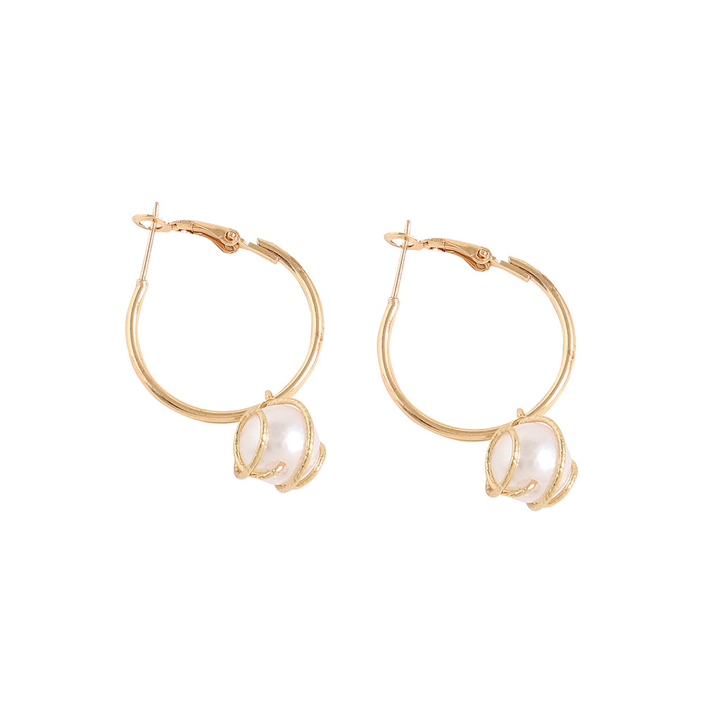 SOHI Women's Snowball Drop Earrings