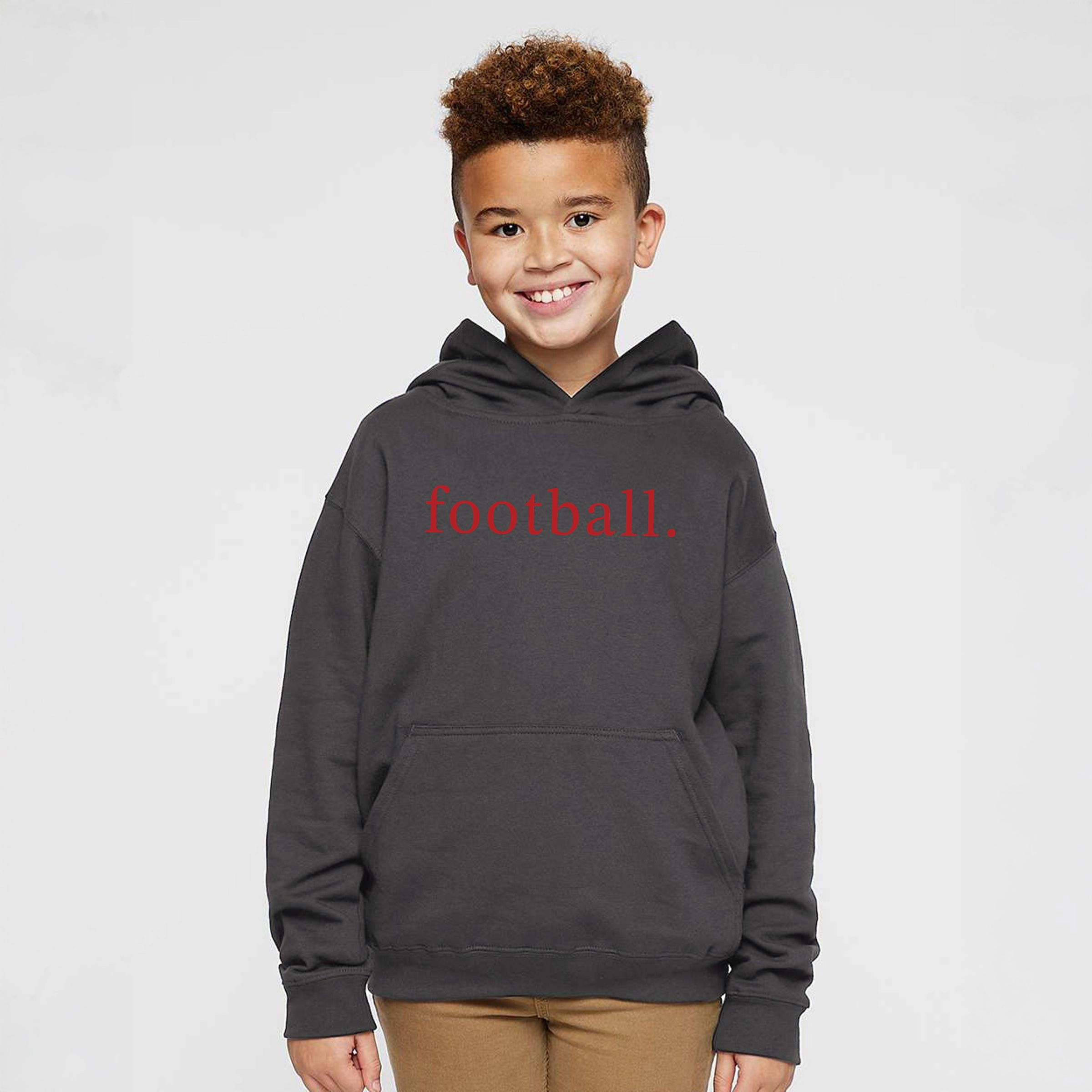 The Juniper Shop - Youth Graphic Hoodie Football Typewriter