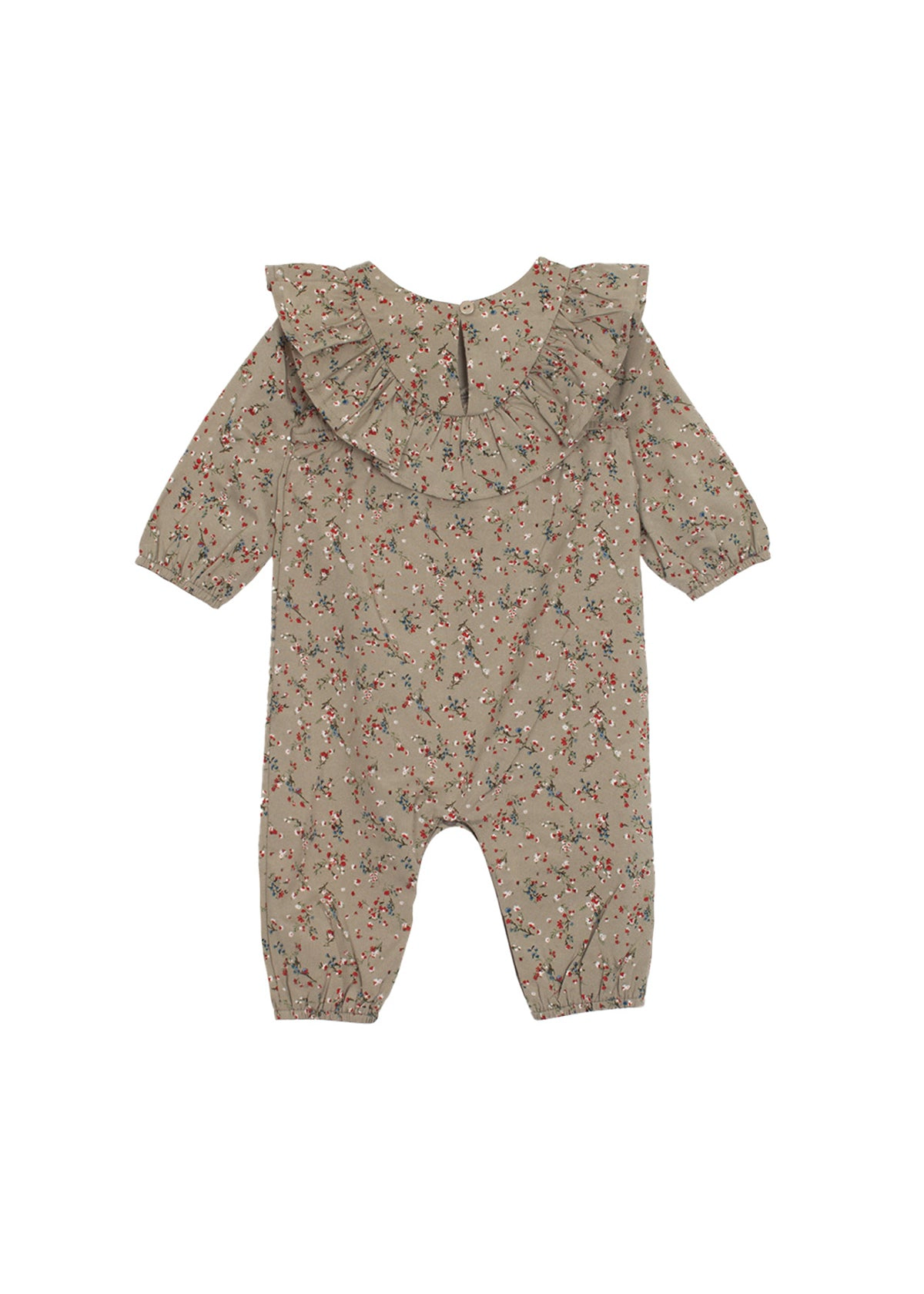 Mabel and Honey Berry & Olive Wreath Rayon Romper