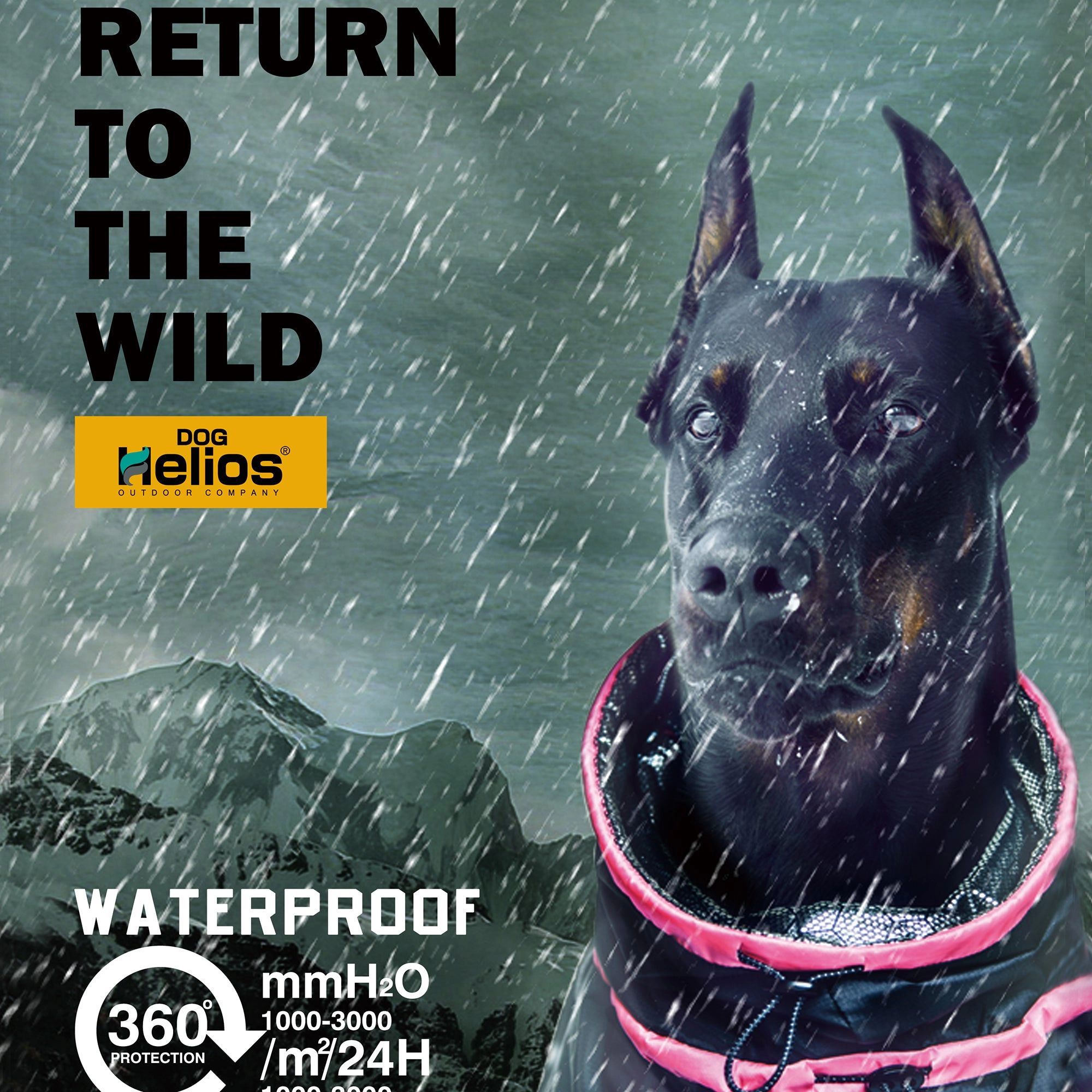 Dog Helios ® Weather-King Ultimate Windproof Full Bodied Pet Jacket