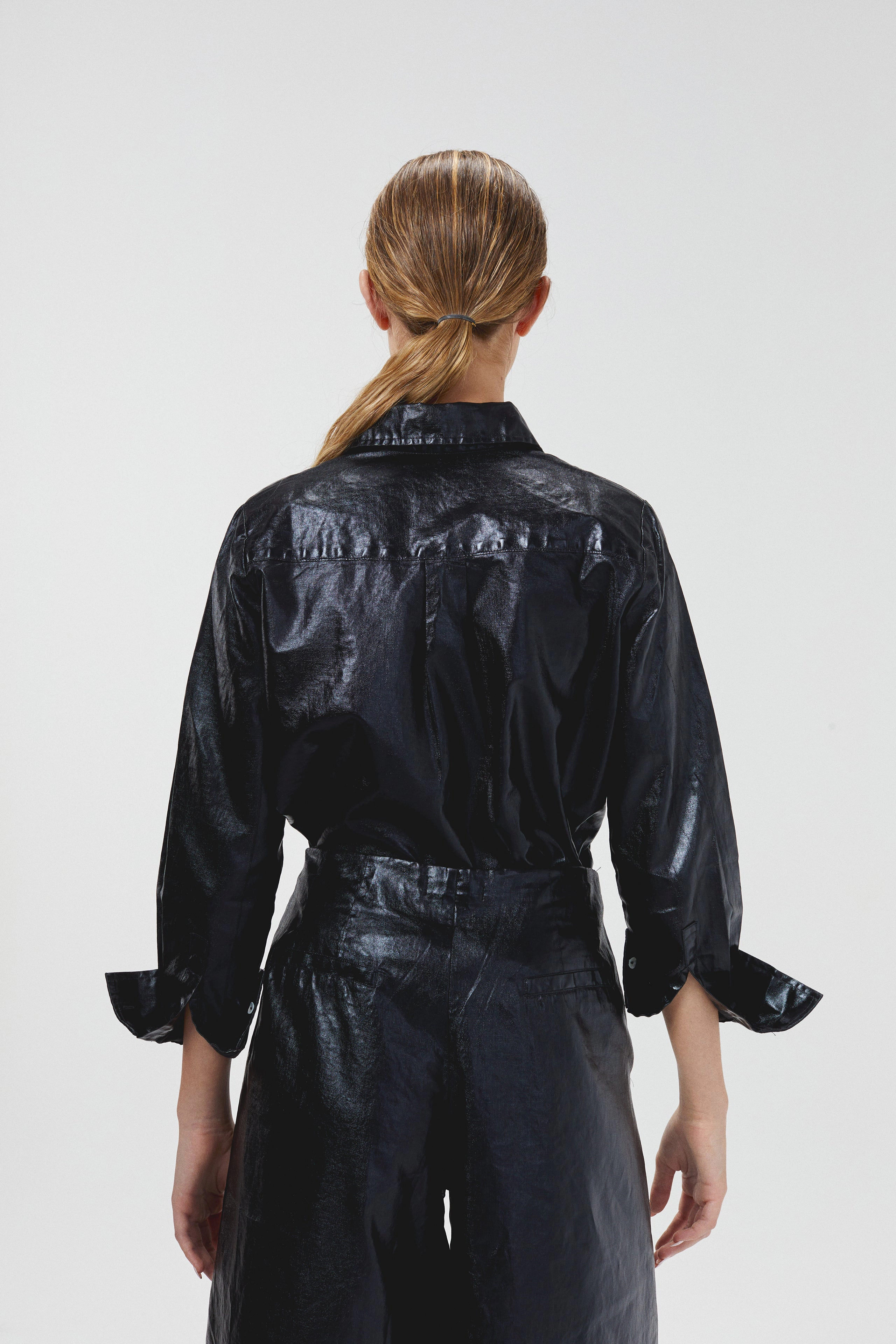 Lanhtropy San Marino Metallic Linen Shirt