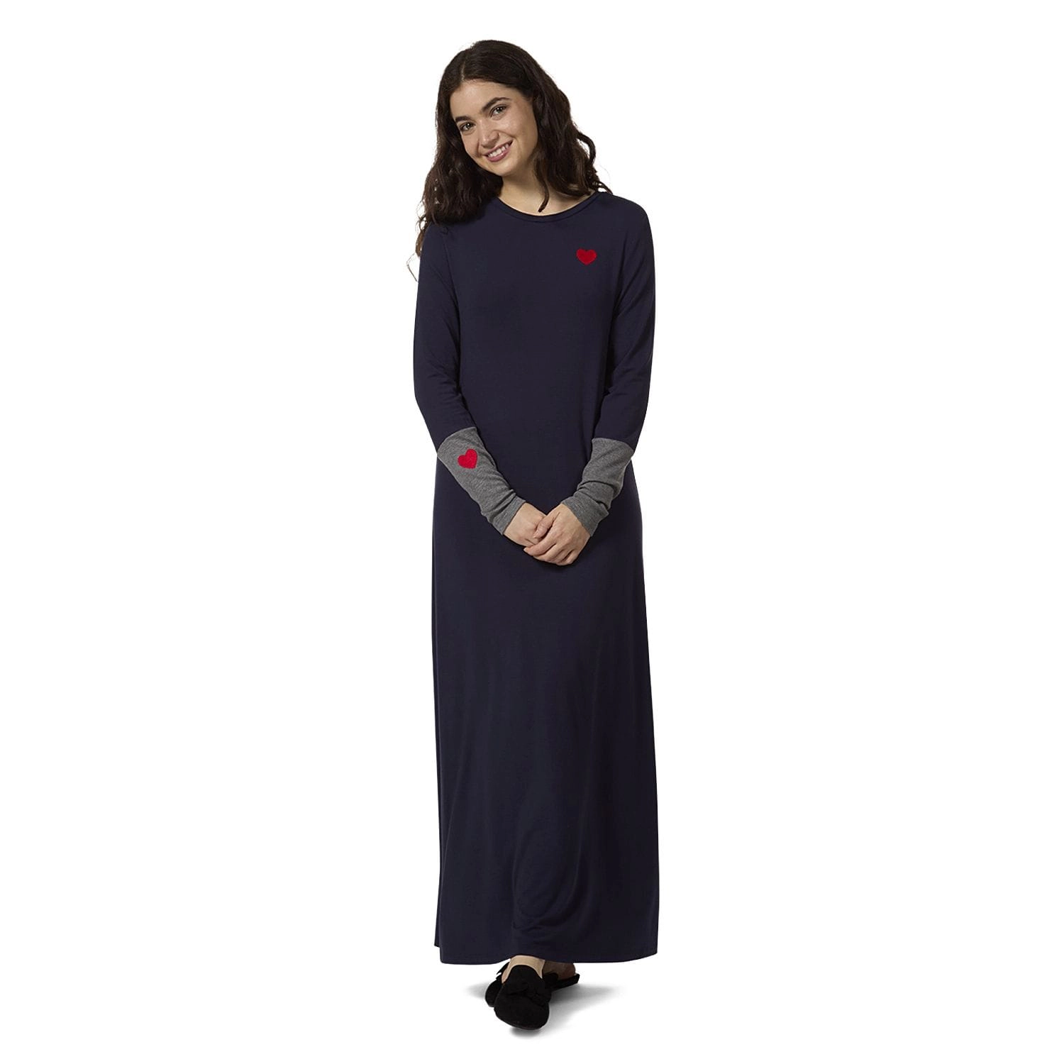 MeMoi Women's Sweetheart Modal Blend Full-Length Nightgown