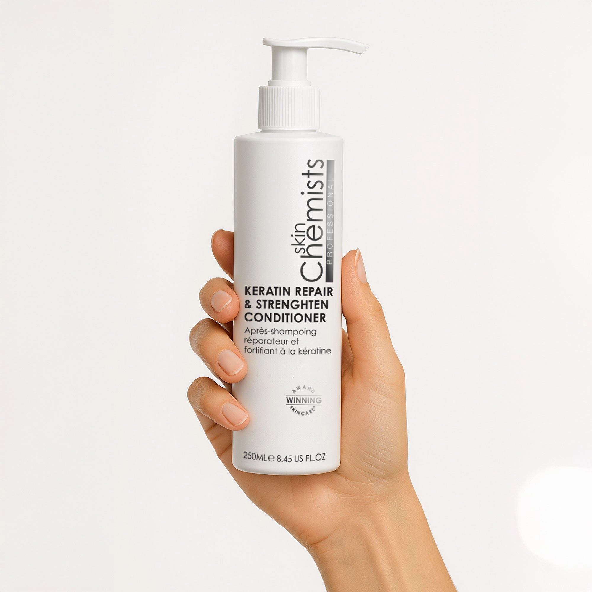 skinChemists Keratin Repair & Strengthen Conditioner 250ml - 50ml travel size available