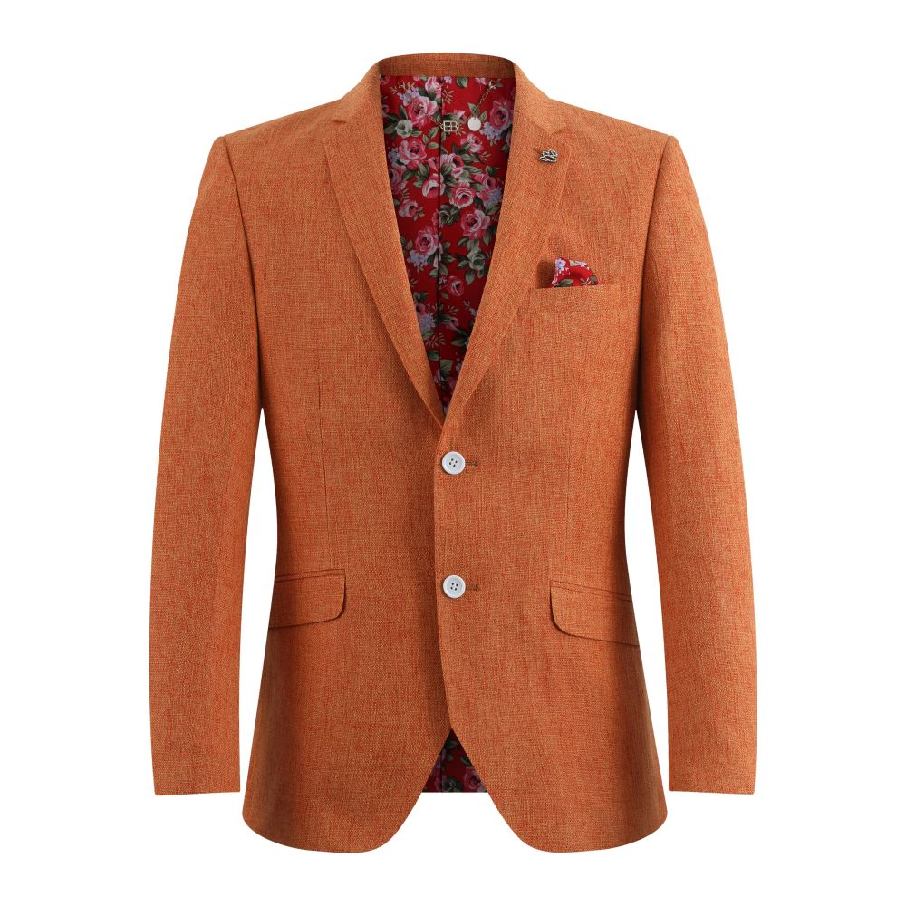 Elie Balleh Men's Solid Slim Fit Blazers Sports Coat Jacket