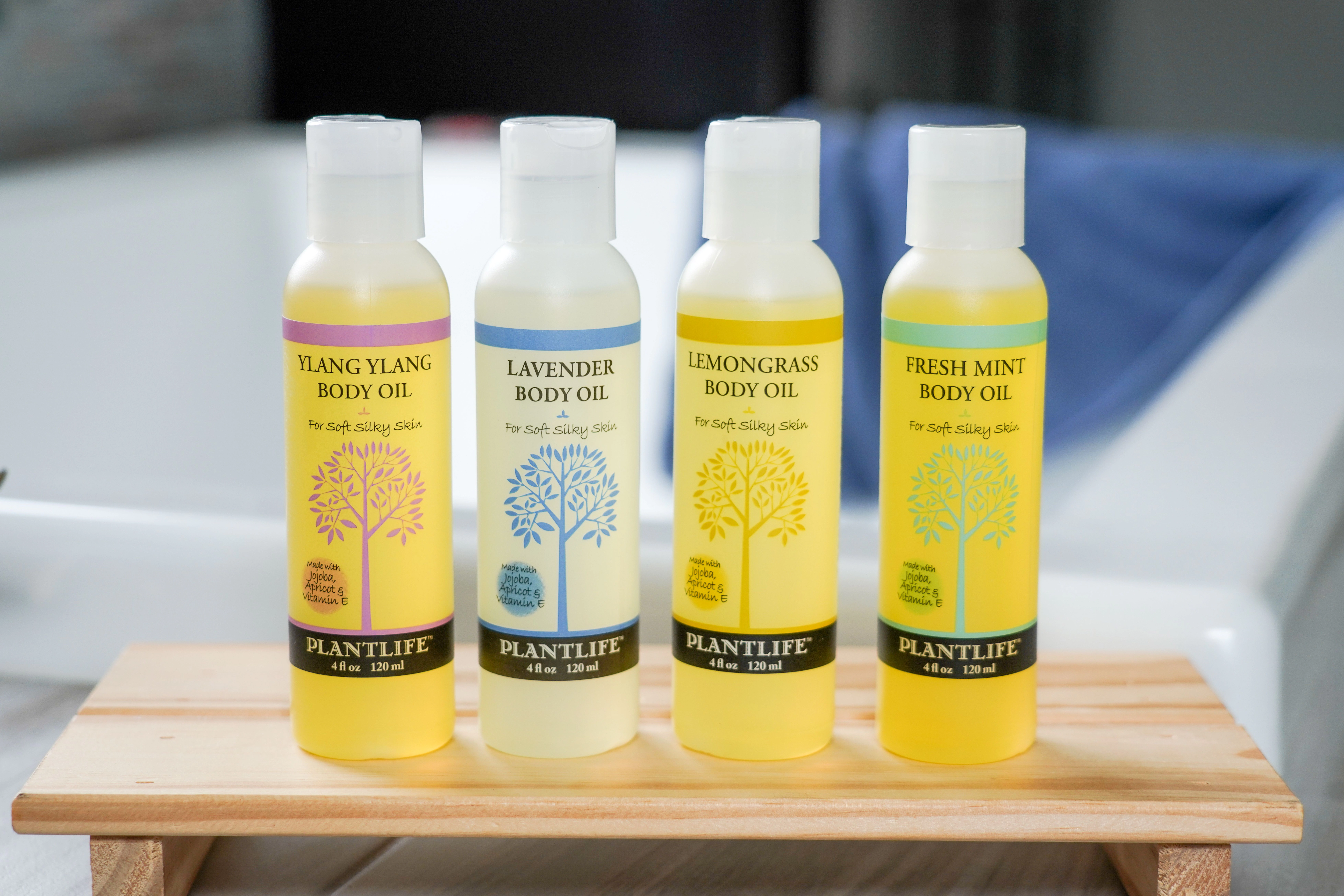 Plantlife Body Oil 4-Pack Gift Set