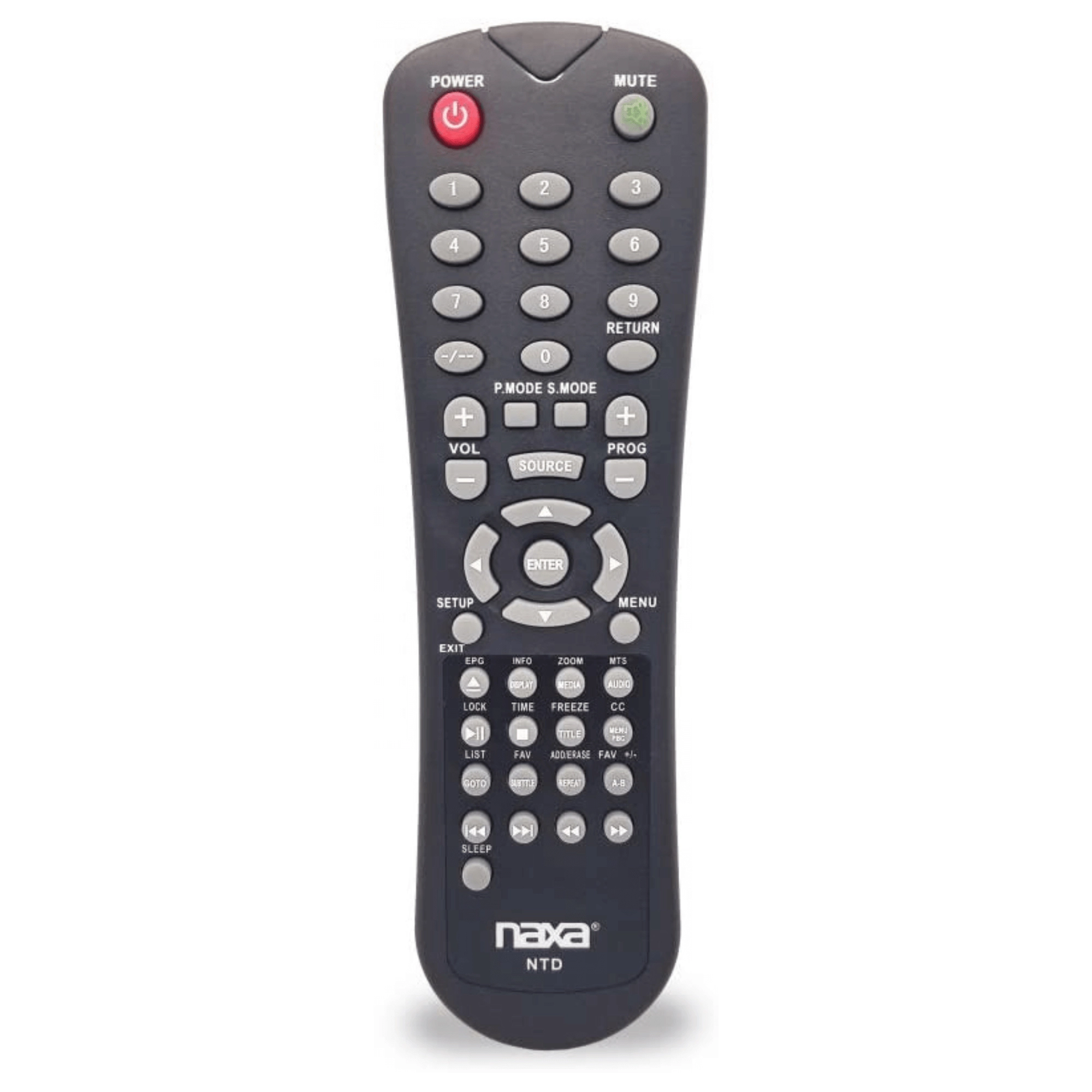 NAXA Original Replacement Remote Control for Naxa NT and NTD Model TVs