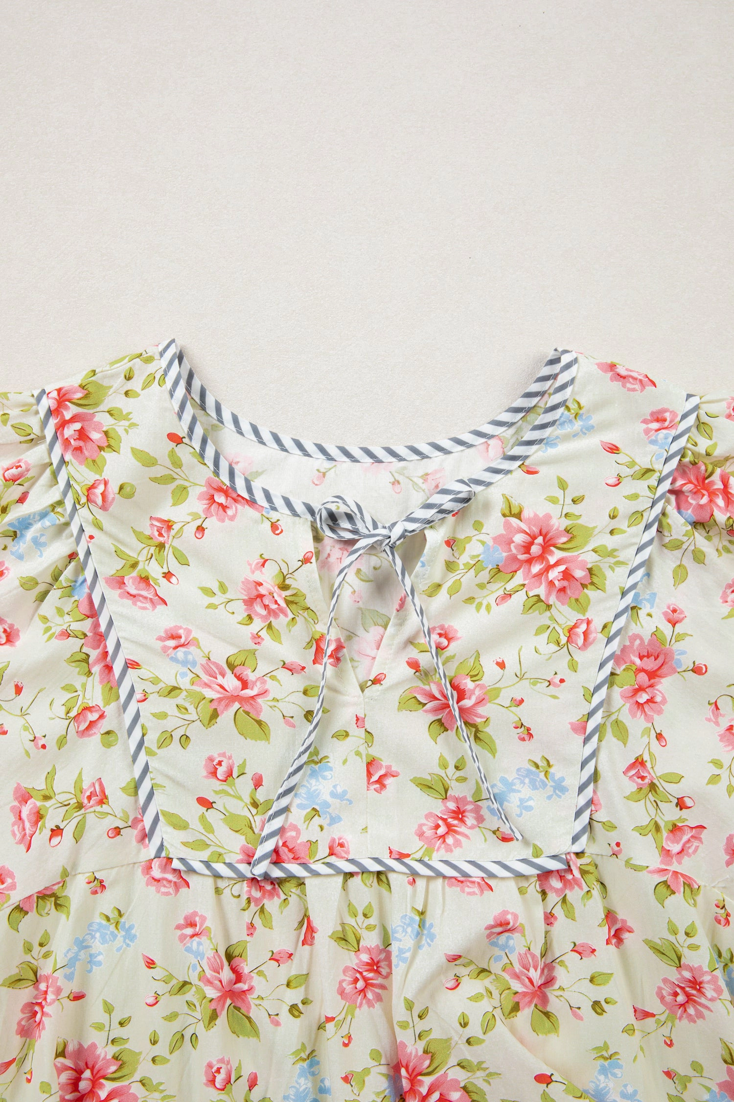 Threaded Pear Josephine Sleeve Floral Dress
