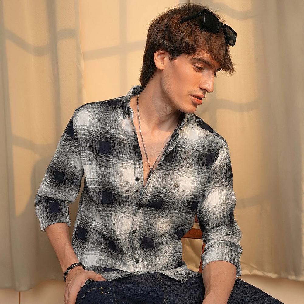 Ombre Buffalo Check Shirt