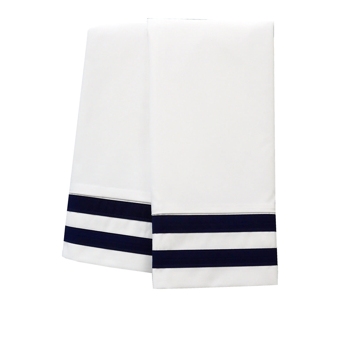 Egyptian Linens 608 Thread Count Cotton Banded Pillowcase Set