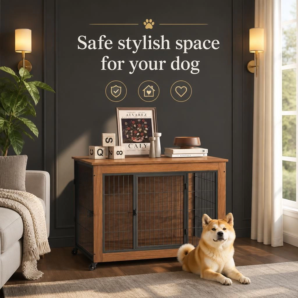 Ifmall Writing Desk with Hutch