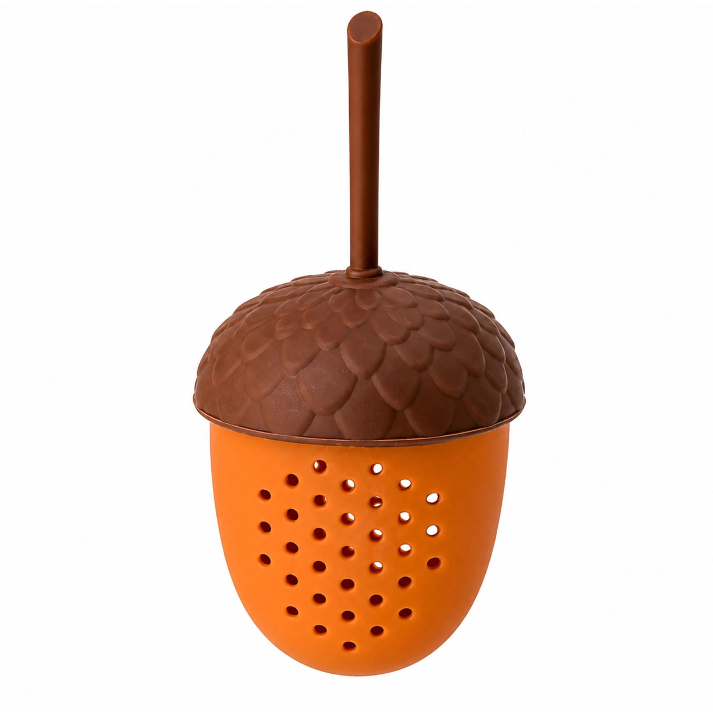 Home Collection Pine Cone Silicone Tea Infuser Long Handle Loose Leaf Tea Strainer