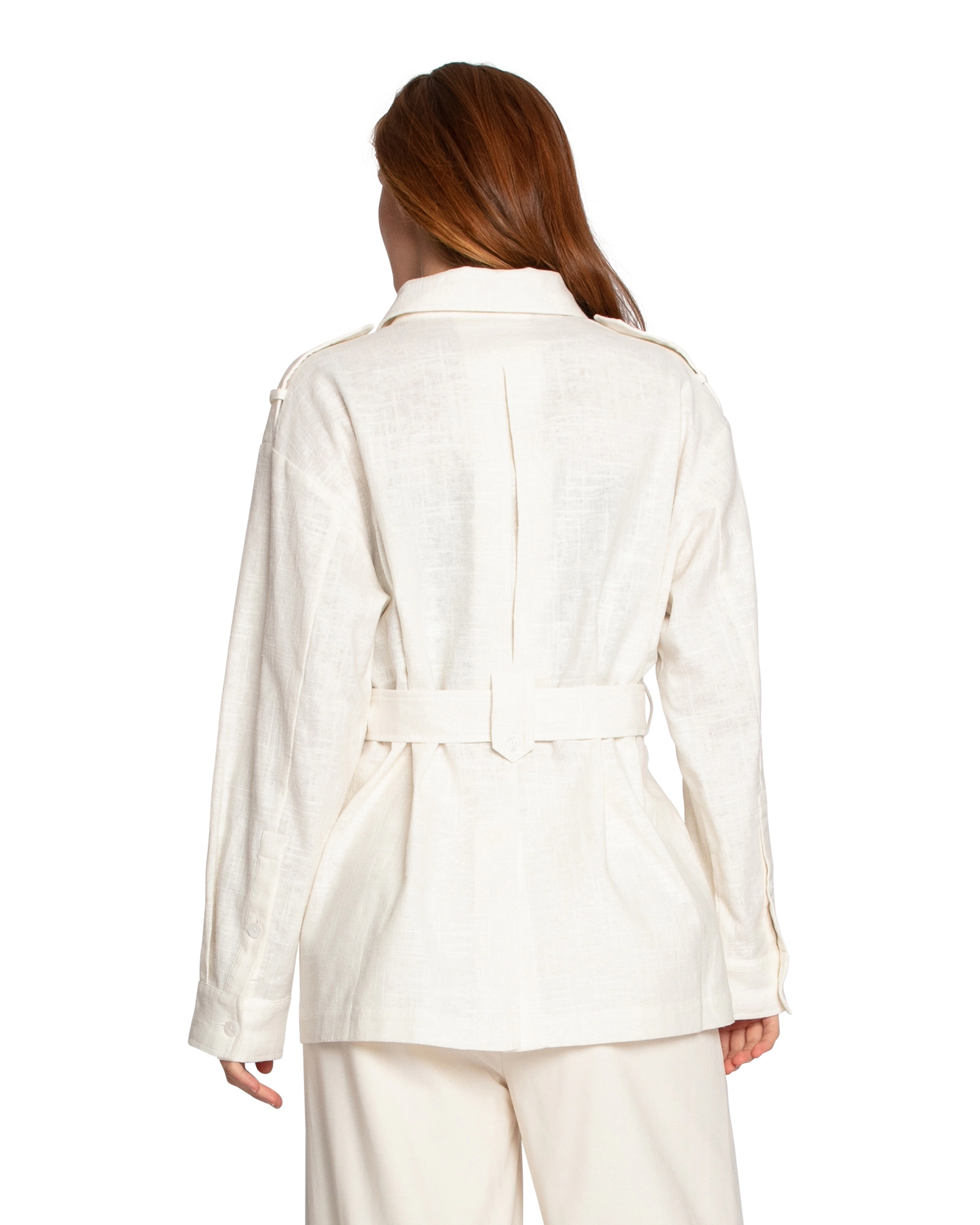 Belle & Bloom Womens Still Storm Belted Safari Jacket