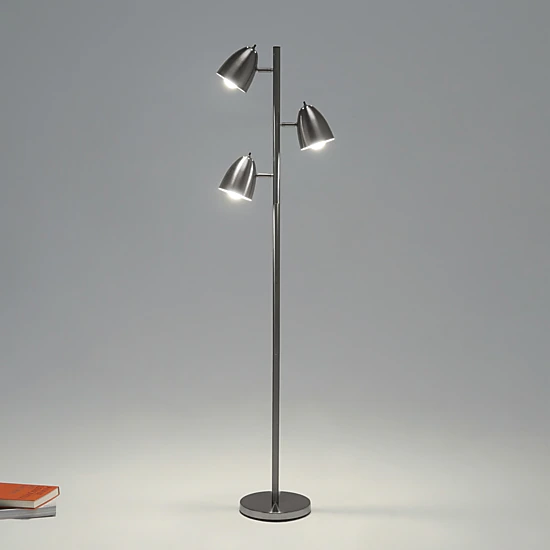 Brightech Jacob Tree Adjustable Floor Lamp, Nickel, Color: Nickel ...