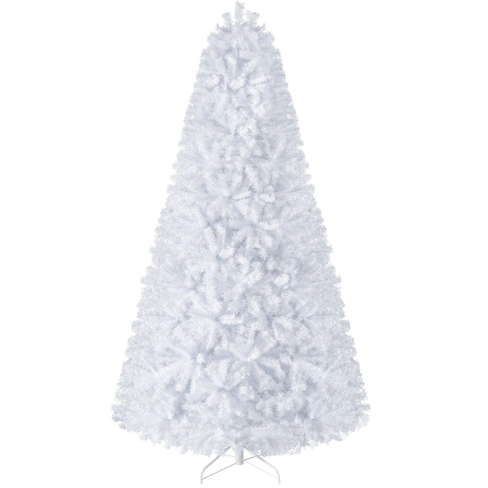 Costway 6/7.5/9Ft Hinged Christmas Tree Pine Tree 1346 Tips Metal