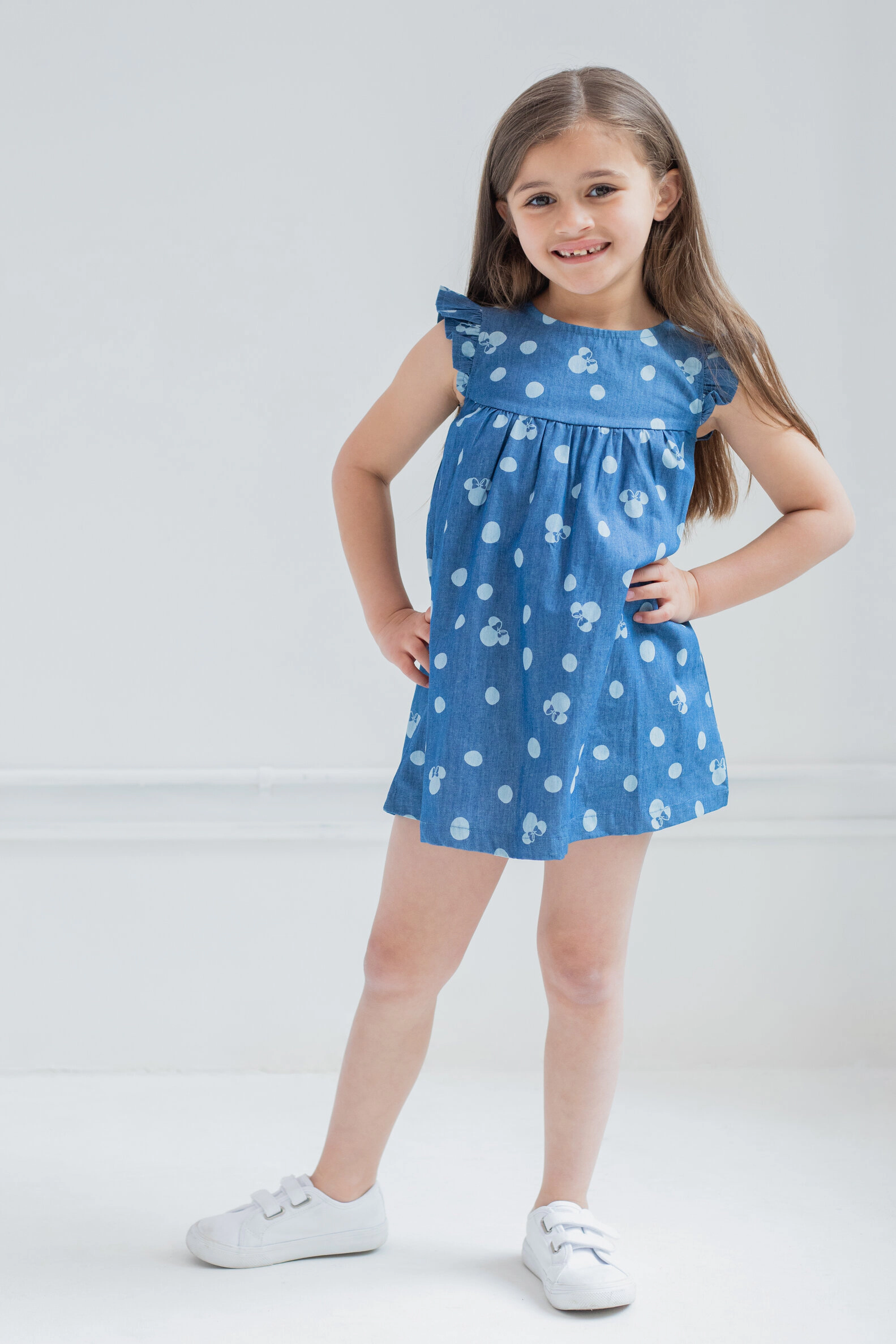 Disney Minnie Mouse Girls' Sleeveless Flare Dress