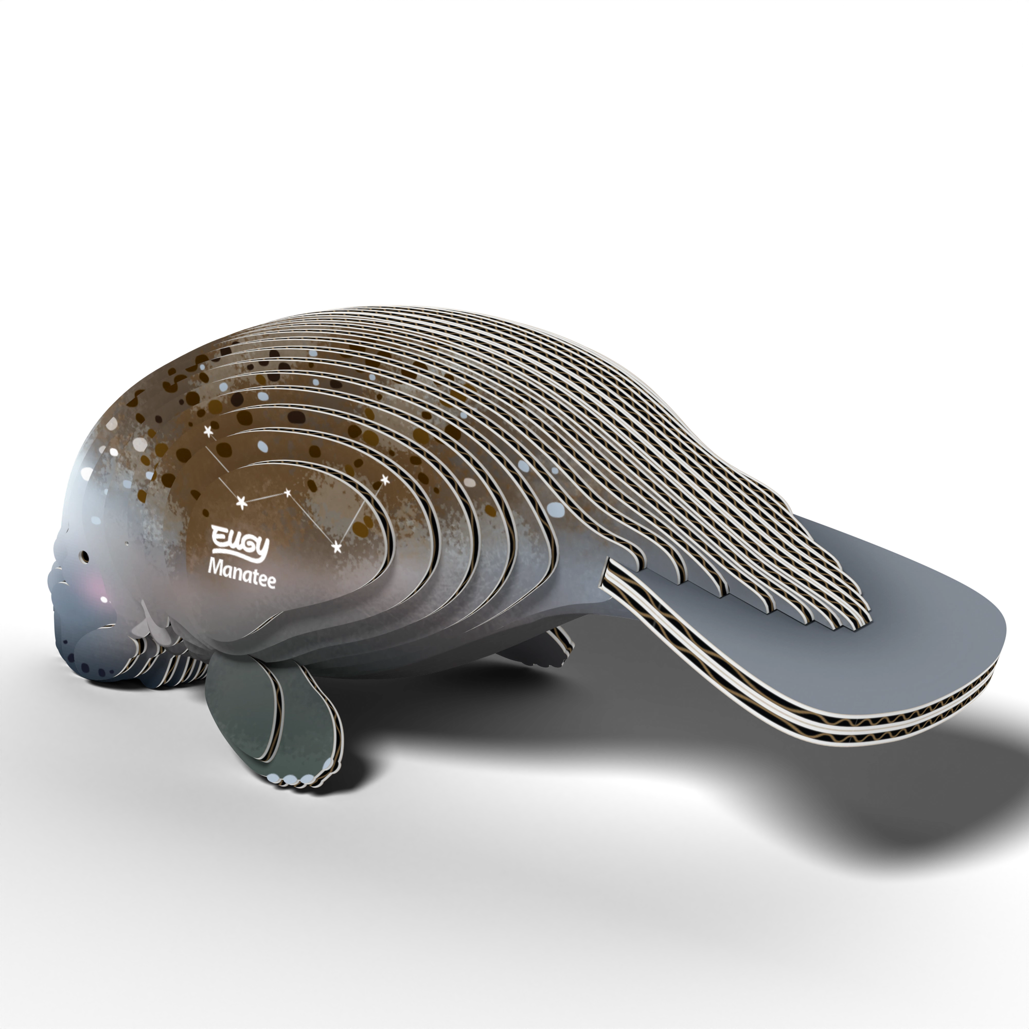 EUGY Manatee 3D Puzzle - contains 28 puzzle pieces