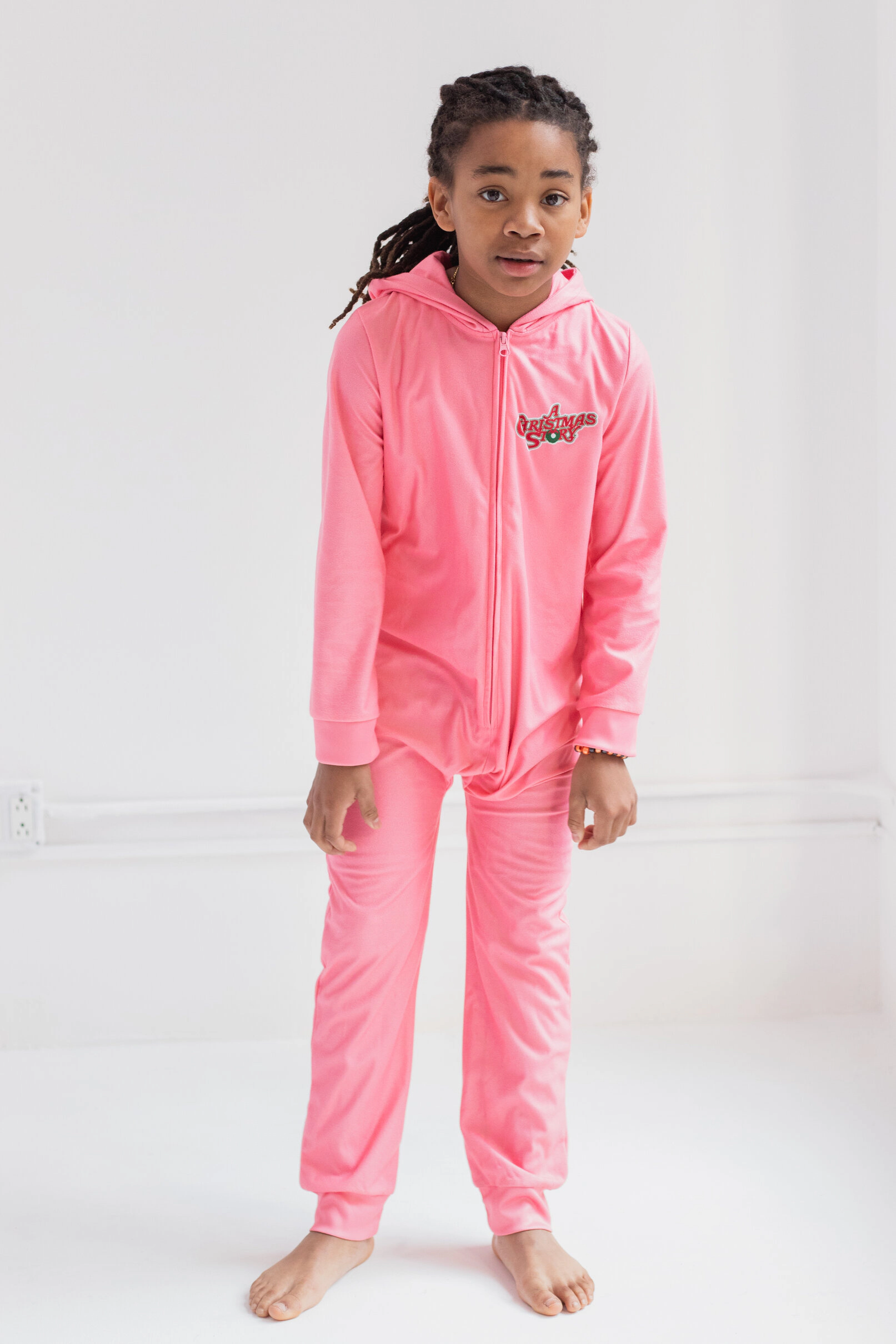 A Christmas Story Ralphie Parker Cosplay Hooded One Piece Pajama