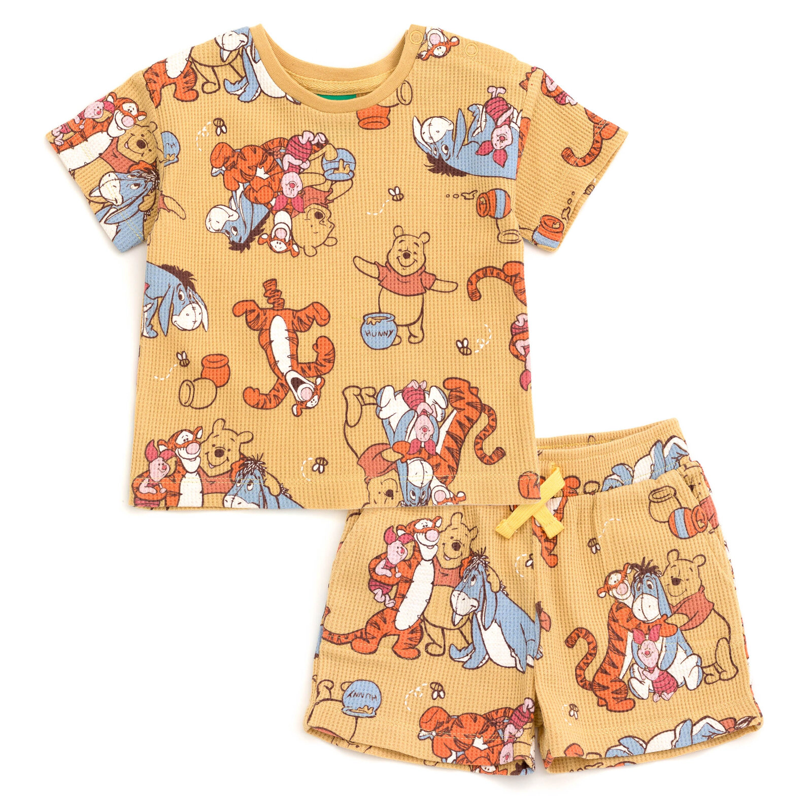 Disney Winnie the Pooh Boys' 2-Piece T-Shirt and Shorts Set