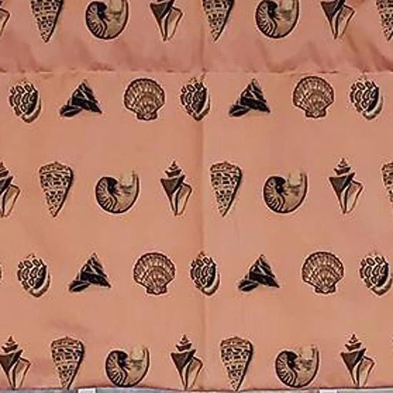 RLF Home Modern Design Classic Seascape Tailored Style Window Valance 50" x 17" Peach