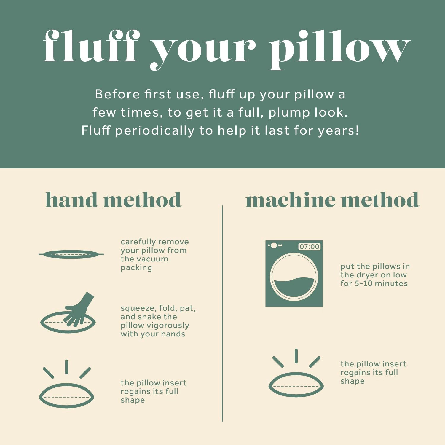 ComfyDown Premium Feather & Down Decorative Pillow Insert