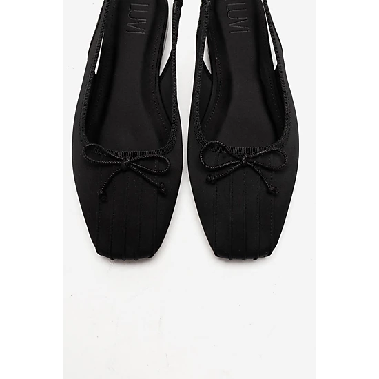 Prologue Shoes Womens Zelvia Bow Slingback Ballet Flat
