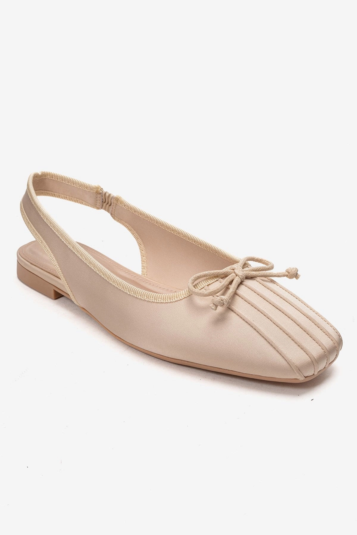Prologue Shoes Womens Zelvia Bow Slingback Ballet Flat