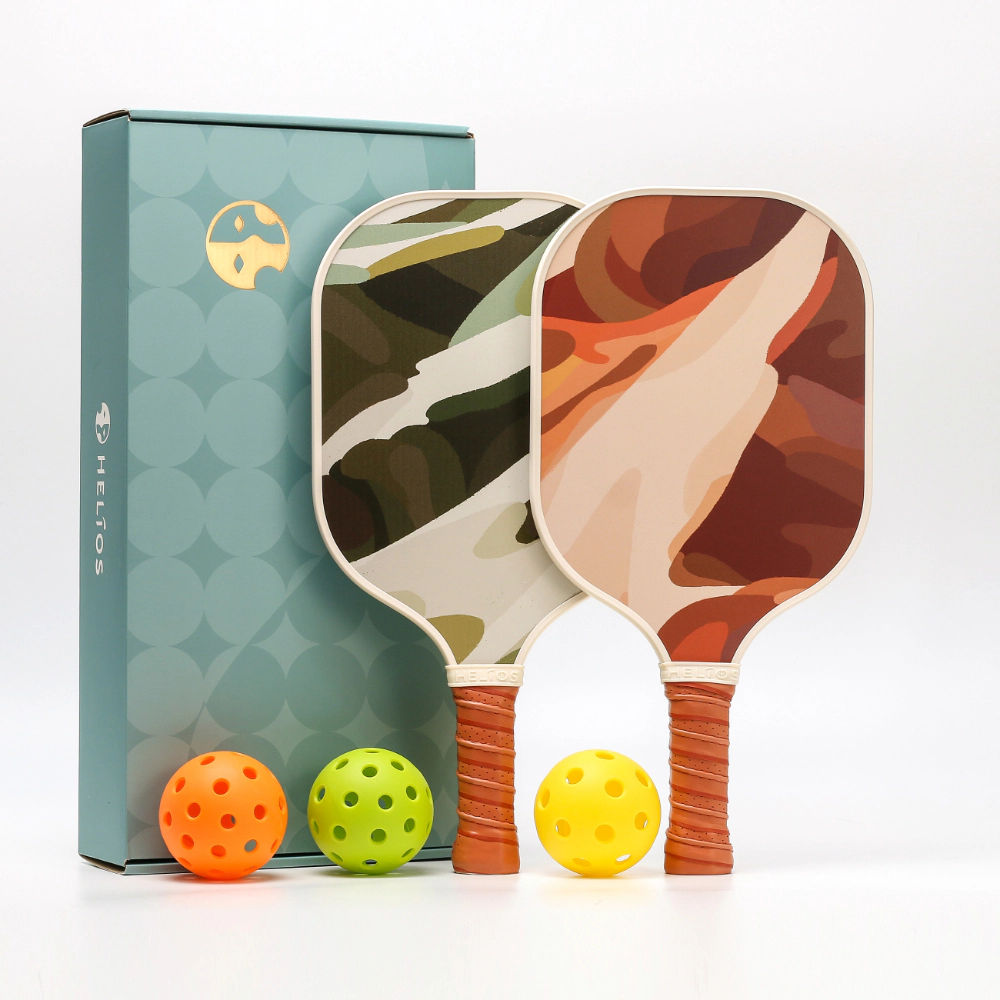 Helios Carbon Fiber Gaia Nature Pickleball Paddle Set