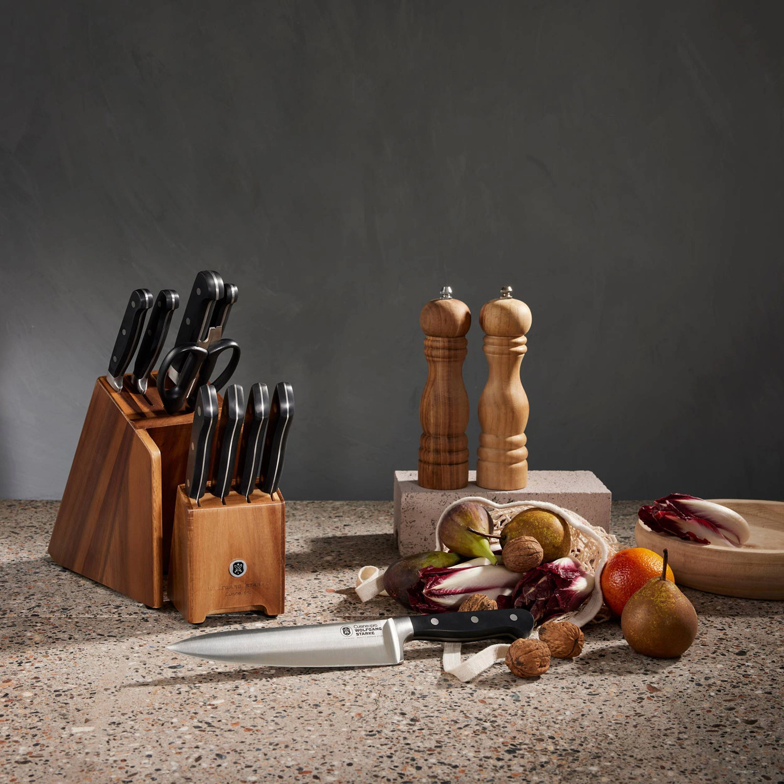 Cuisine::pro® WOLFGANG STARKE Kutchin Knife Block 11 Piece