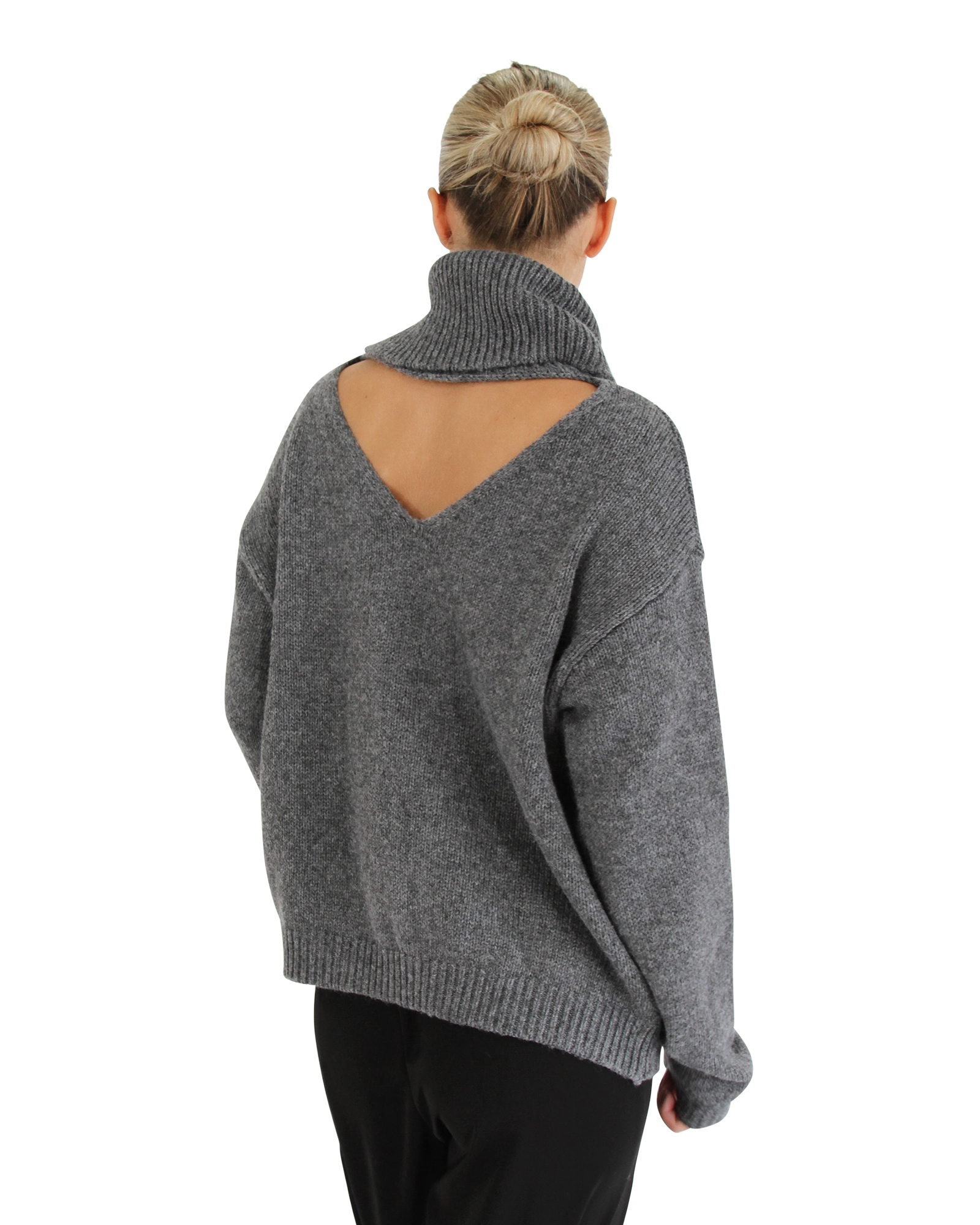 Belle & Bloom Womens Right Here Waiting Open Back Knit