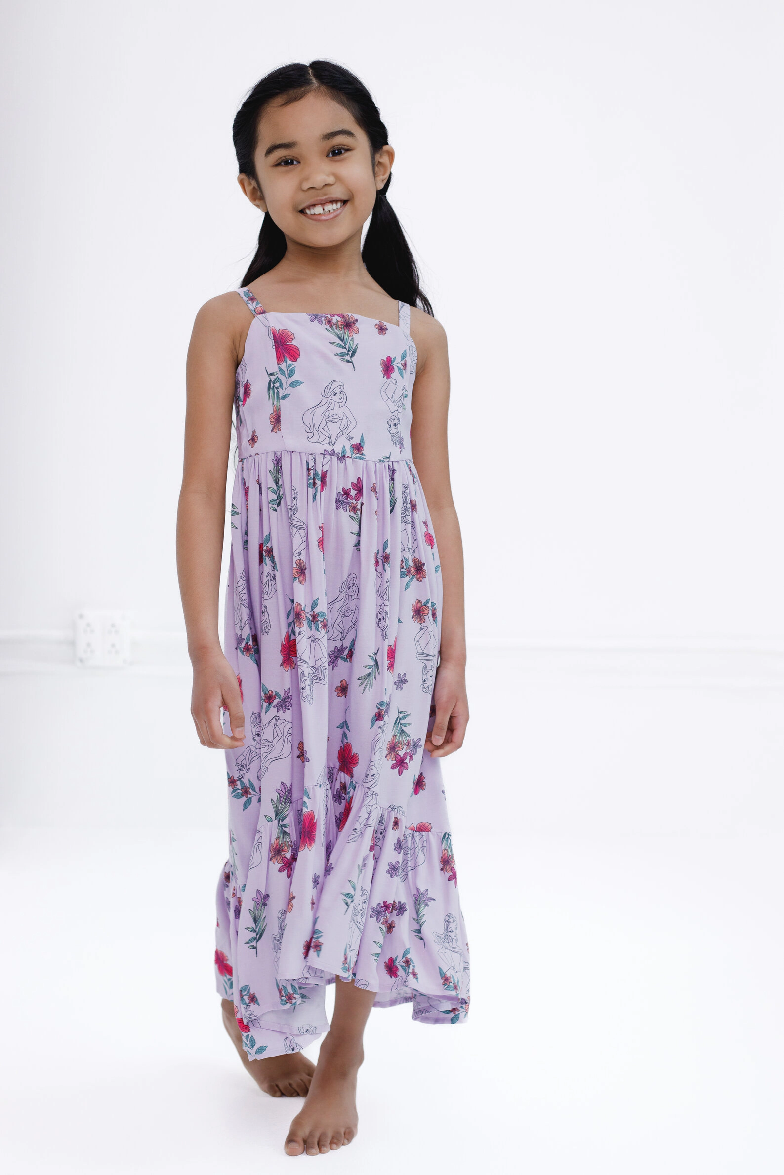 Disney Girls' Sleeveless Maxi Dress
