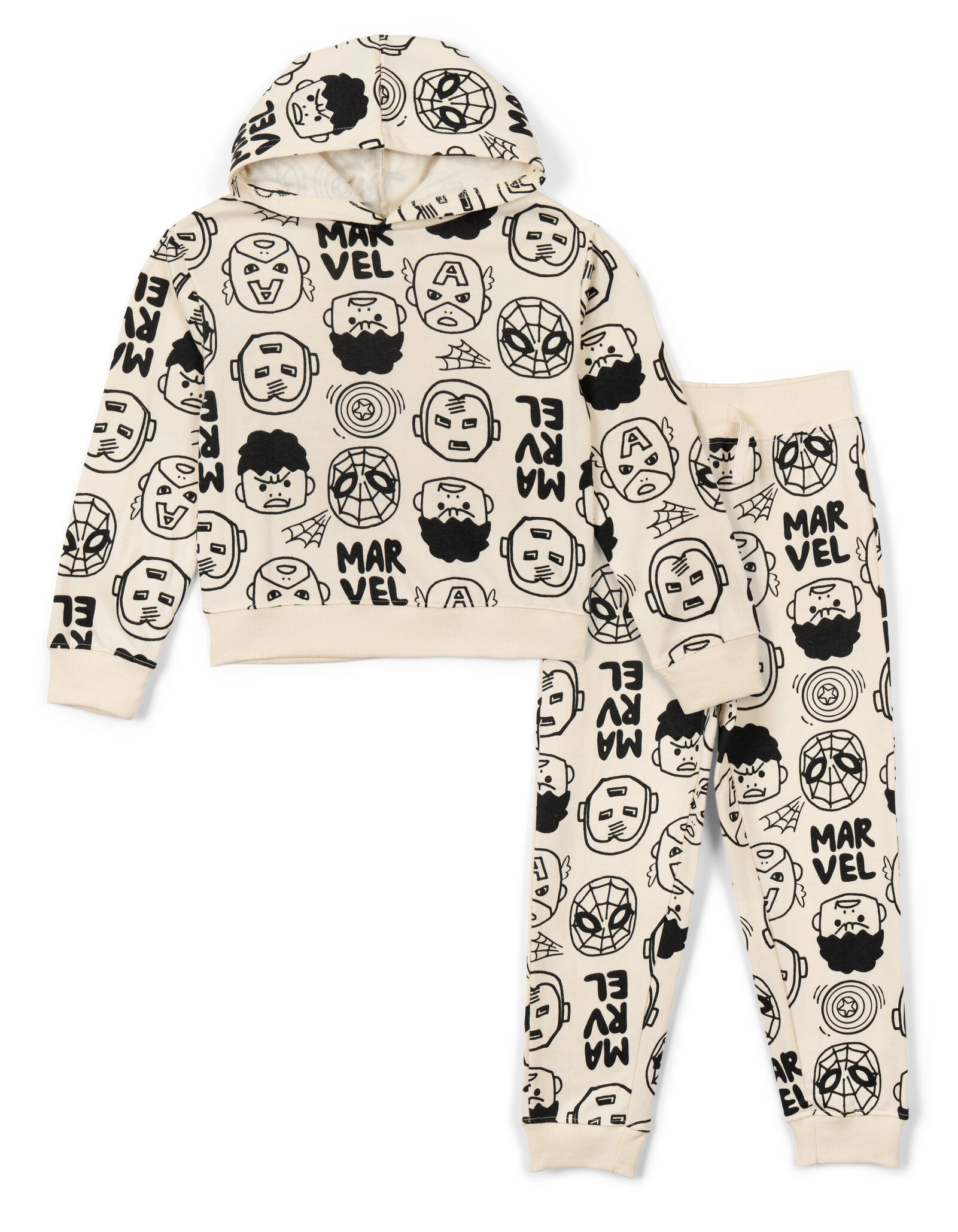Marvel Boys' Fleece 2-Piece Hoodie and Pants Set
