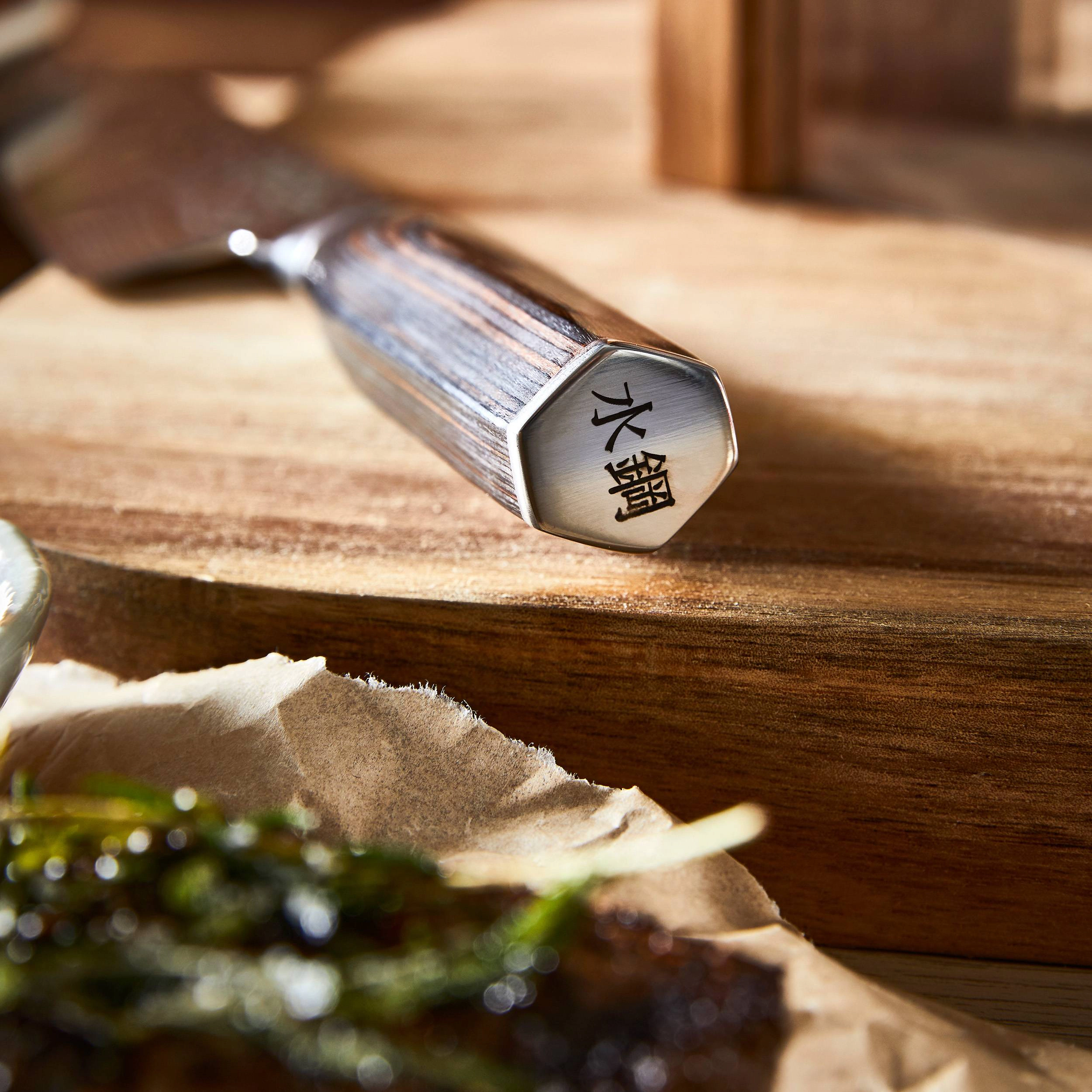 Cuisine::pro® Damashiro EMPEROR® 'Try Me' Santoku Knife 5"