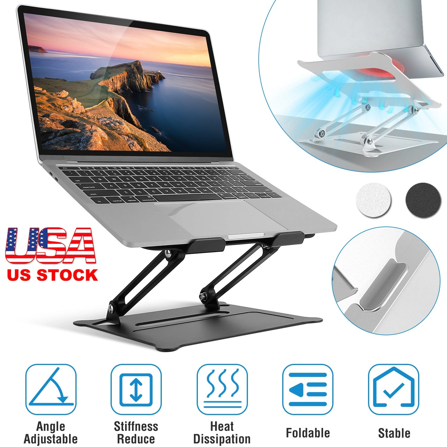 GBruno Adjustable Aluminum Laptop Stand