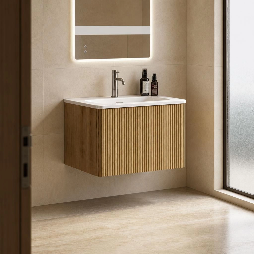 ELEMENT ACE Compact Freestanding Bathroom Vanity Cabinet