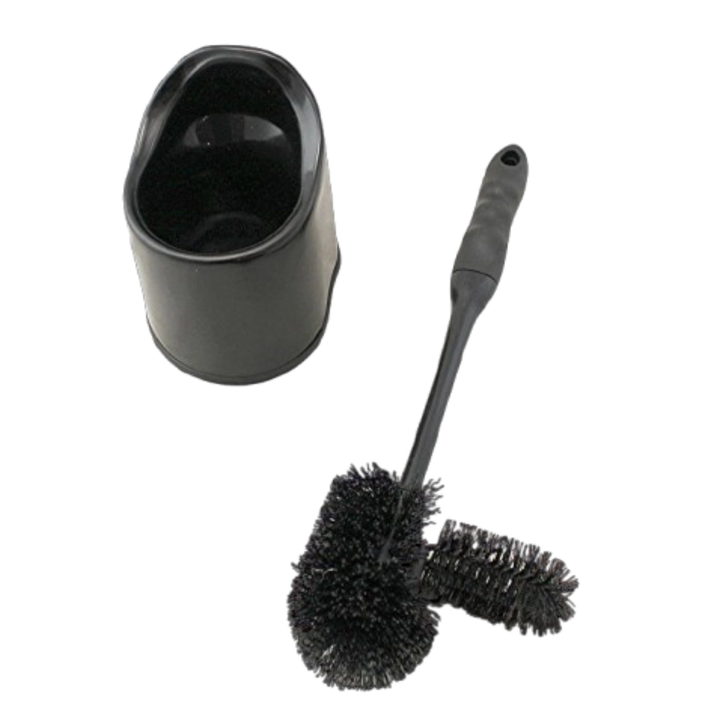 Home Collection Toilet Bowl Brush Set with Caddy & Rim Cleaner