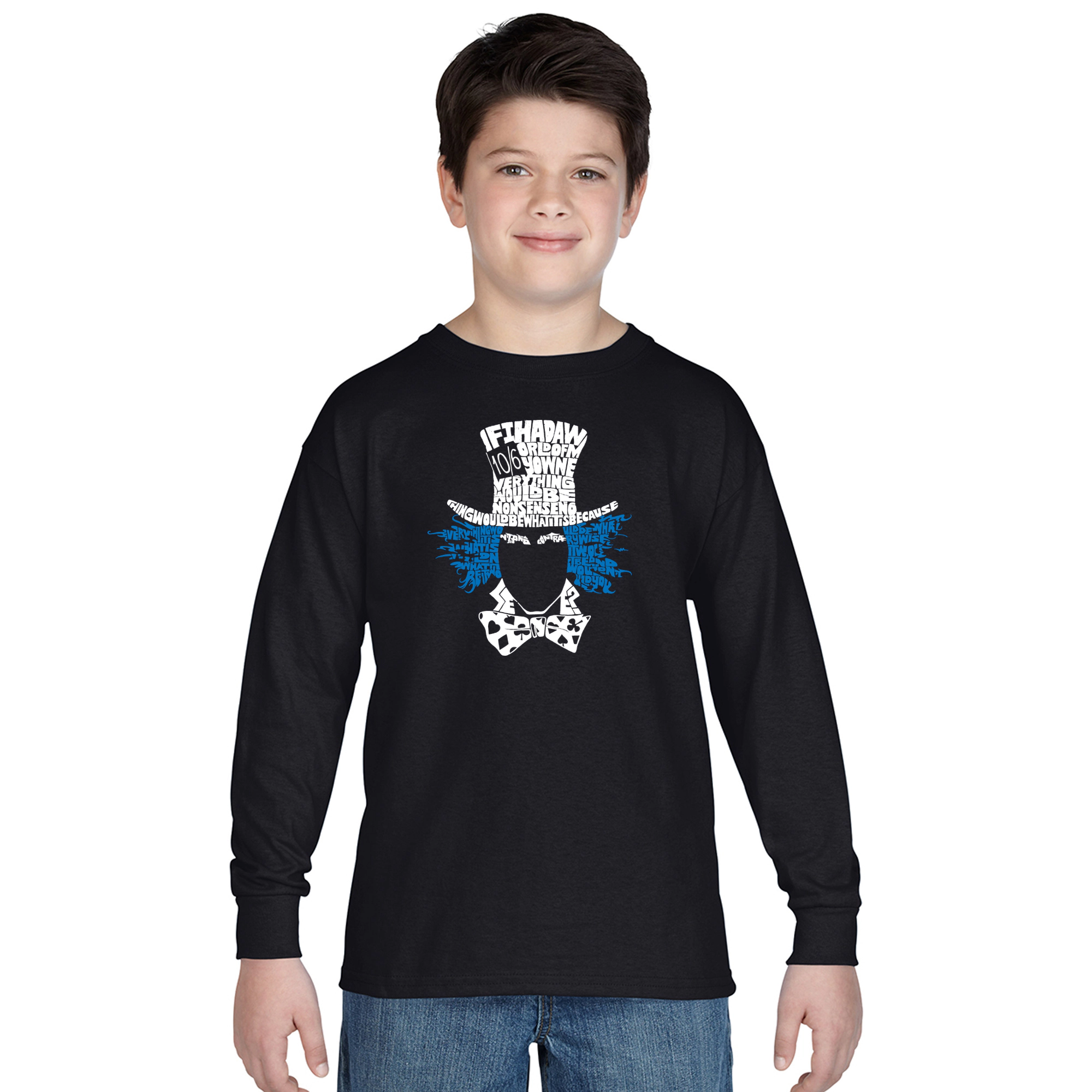 LA Pop Art Boys Long Sleeve T-Shirt -  The Mad Hatter
