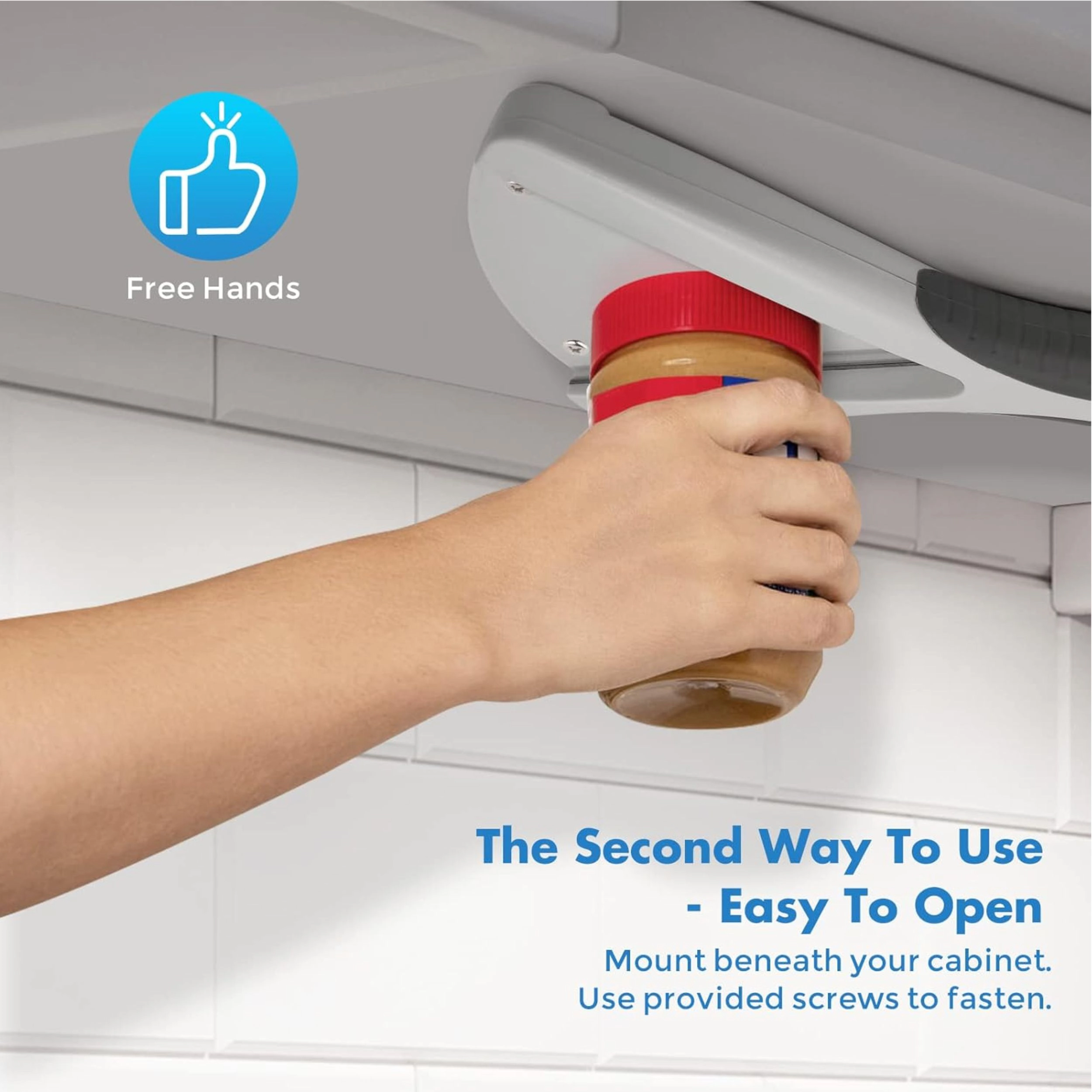 Stock Preferred Effortless Jar Opener for Any Size Lid Easy Grip Kitchen Lid Opener