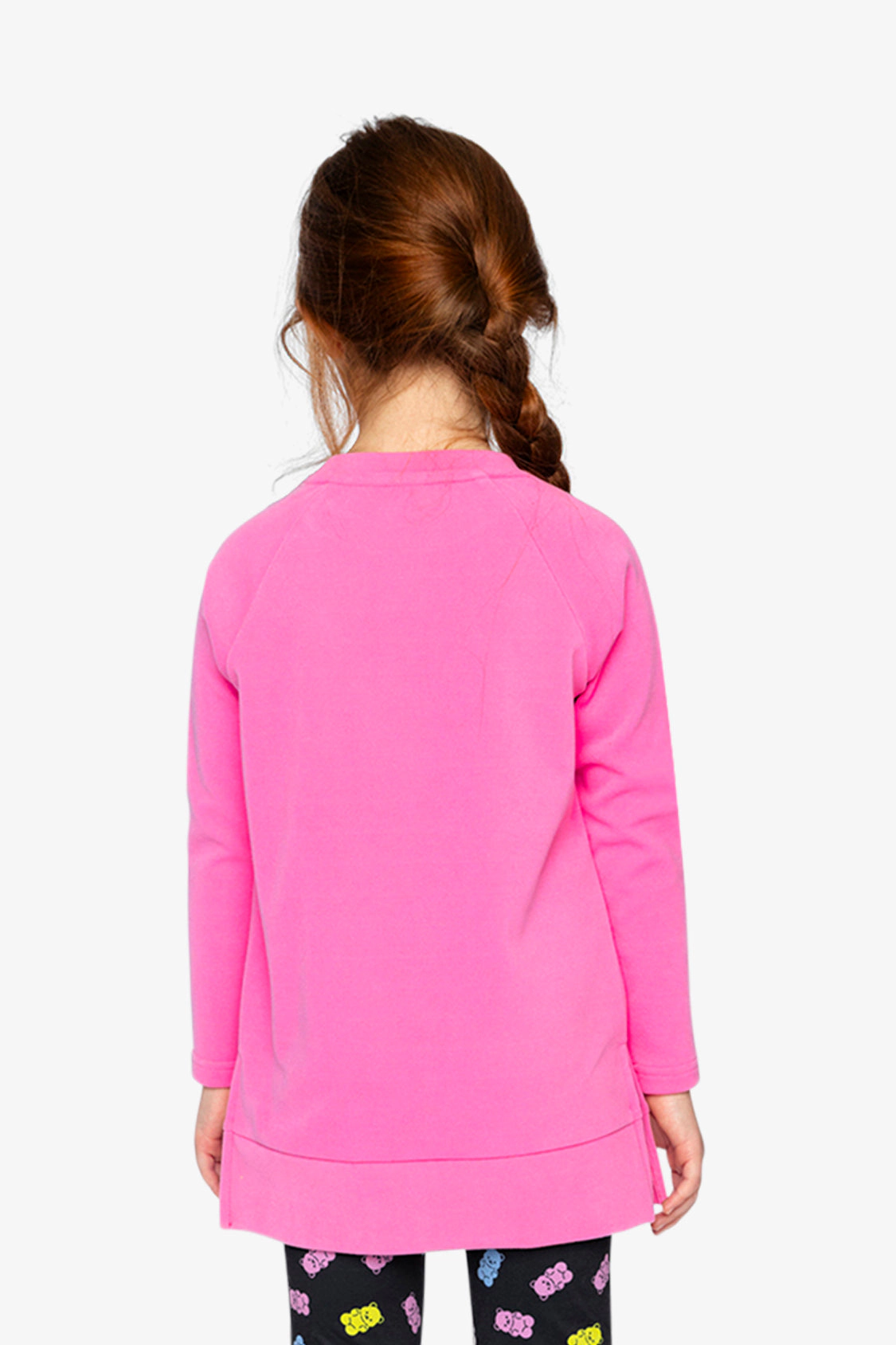 Deux par Girls Gummy Bear Appliqué Raglan Sleeve Tunic