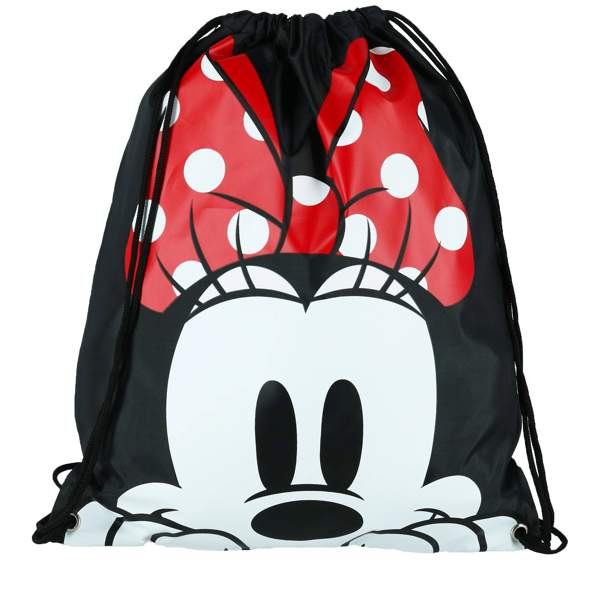 Disney Disney Minnie Mouse Face Drawstring Backpack Bag